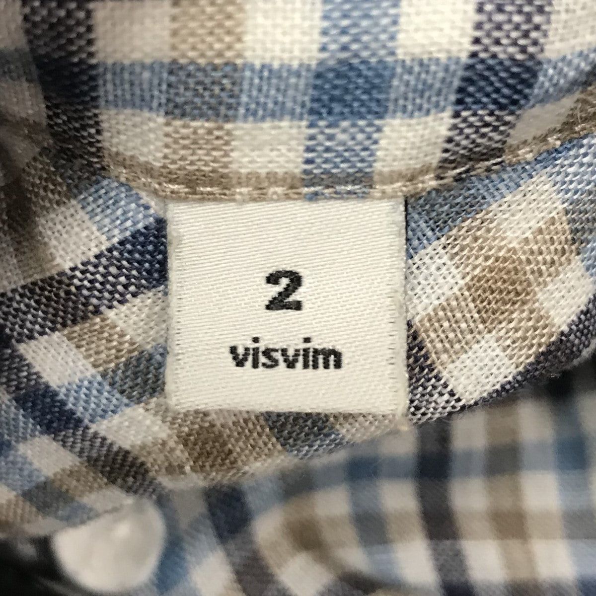 Visvim Linen check short sleeve shirt 0113305011006 Size US M / EU 48-50 / 2 - 4 Thumbnail