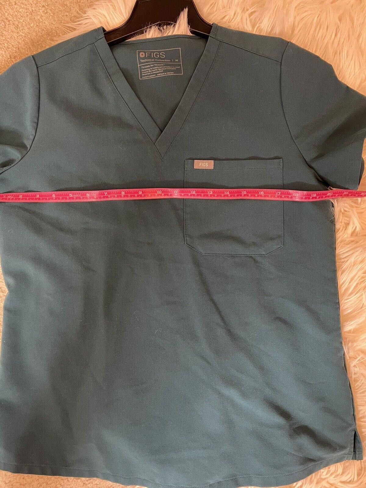 Designer Figs Technical Collection Pocket Medical Scrub Top M Size ONE SIZE - 5 Thumbnail