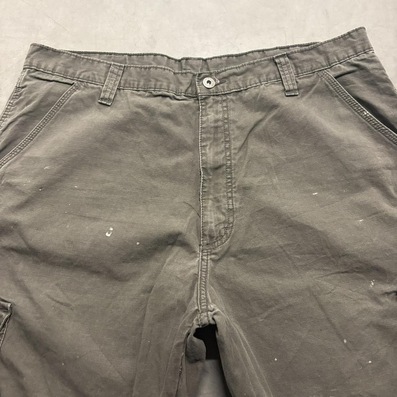 Vintage Crazy Vintage Y2K 2000 Super Baggy Wideleg Dark Grey Grunge Streetwear Cargo pants! Size US 38 / EU 54 - 2 Thumbnail