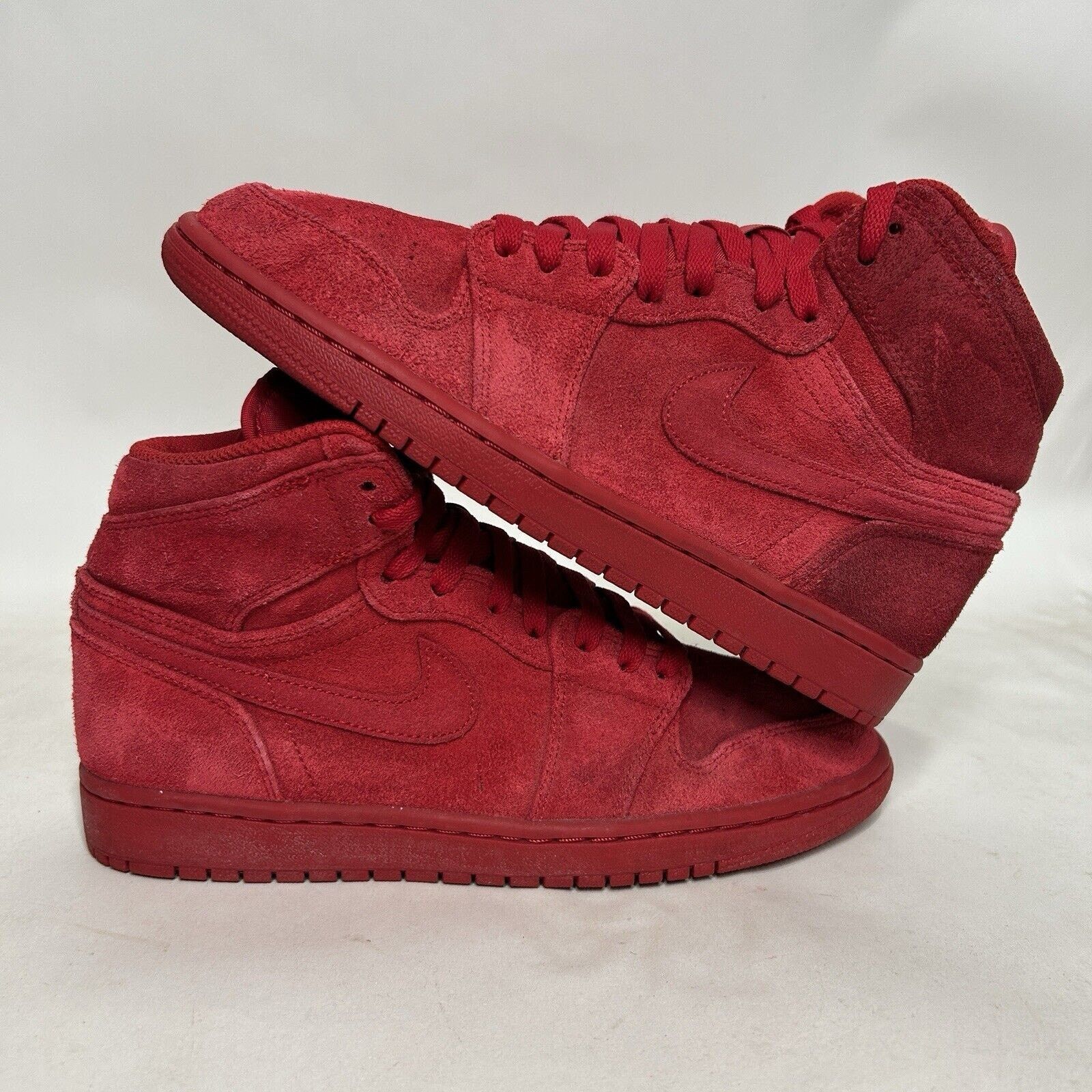 Nike Nike Air Jordan 1 Retro High OG “Red Suede” 332550-603 Size US 8 / EU 41 - 1 Thumbnail
