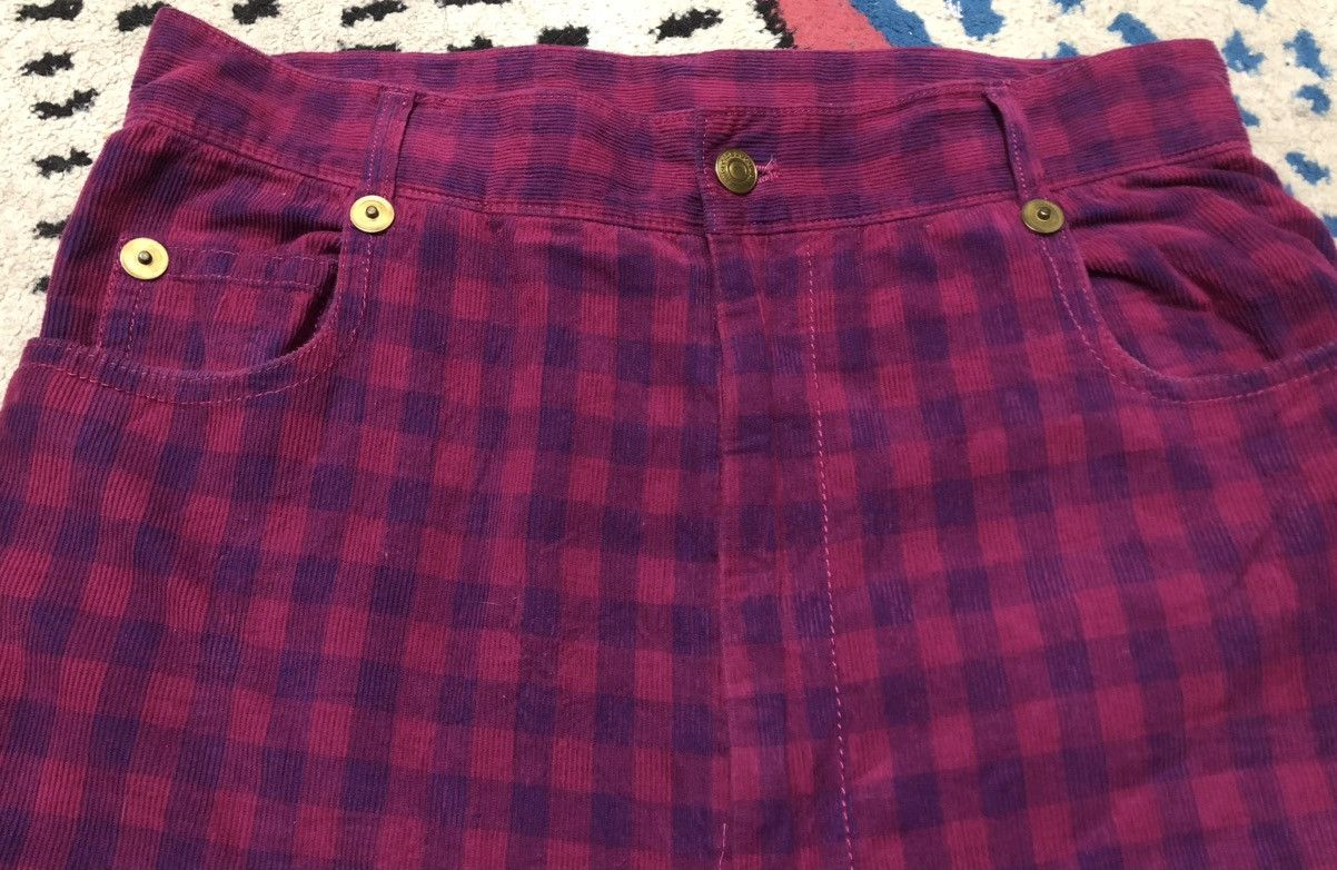Issey Miyake RARE MERCIBEAUCOUP Japan CHECKERED Corduroy Trousers Pants Size US 32 / EU 48 - 8 Thumbnail