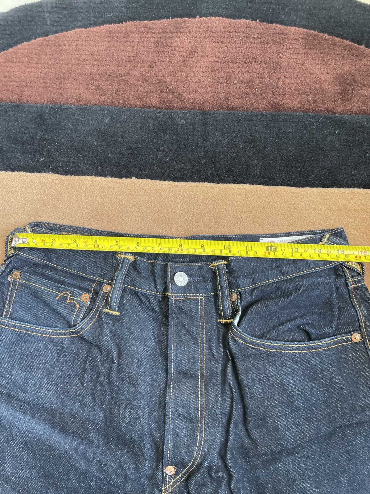 Evisu × Vintage evisu grey camo daicock style jeans size：32x34 Size US 32 / EU 48 - 9 Thumbnail