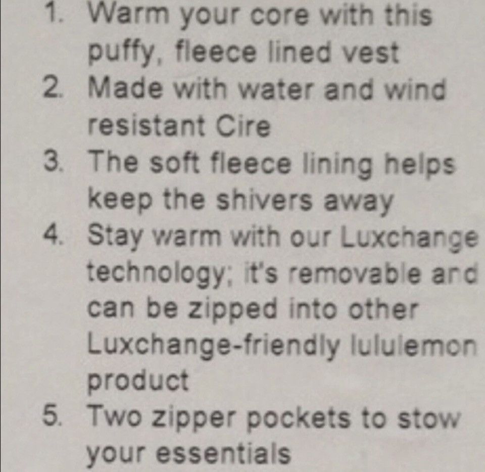 Lululemon Lululemon Black Glacier Quilted Fleece lined Vest Jacket Size S / US 4 / IT 40 - 12 Thumbnail