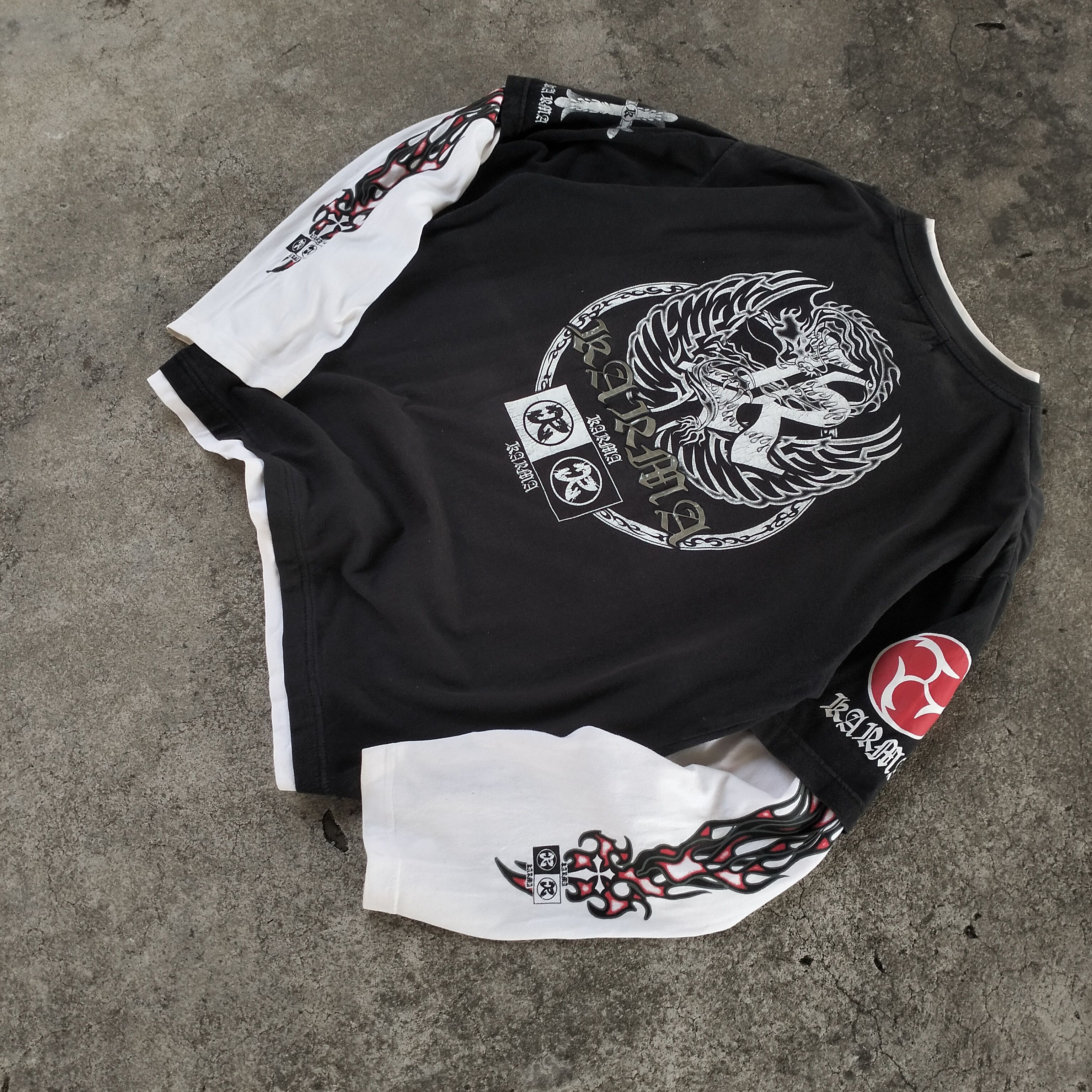 Japanese Brand KARMA LONGSLEEVE Size US L / EU 52-54 / 3 - 4 Thumbnail
