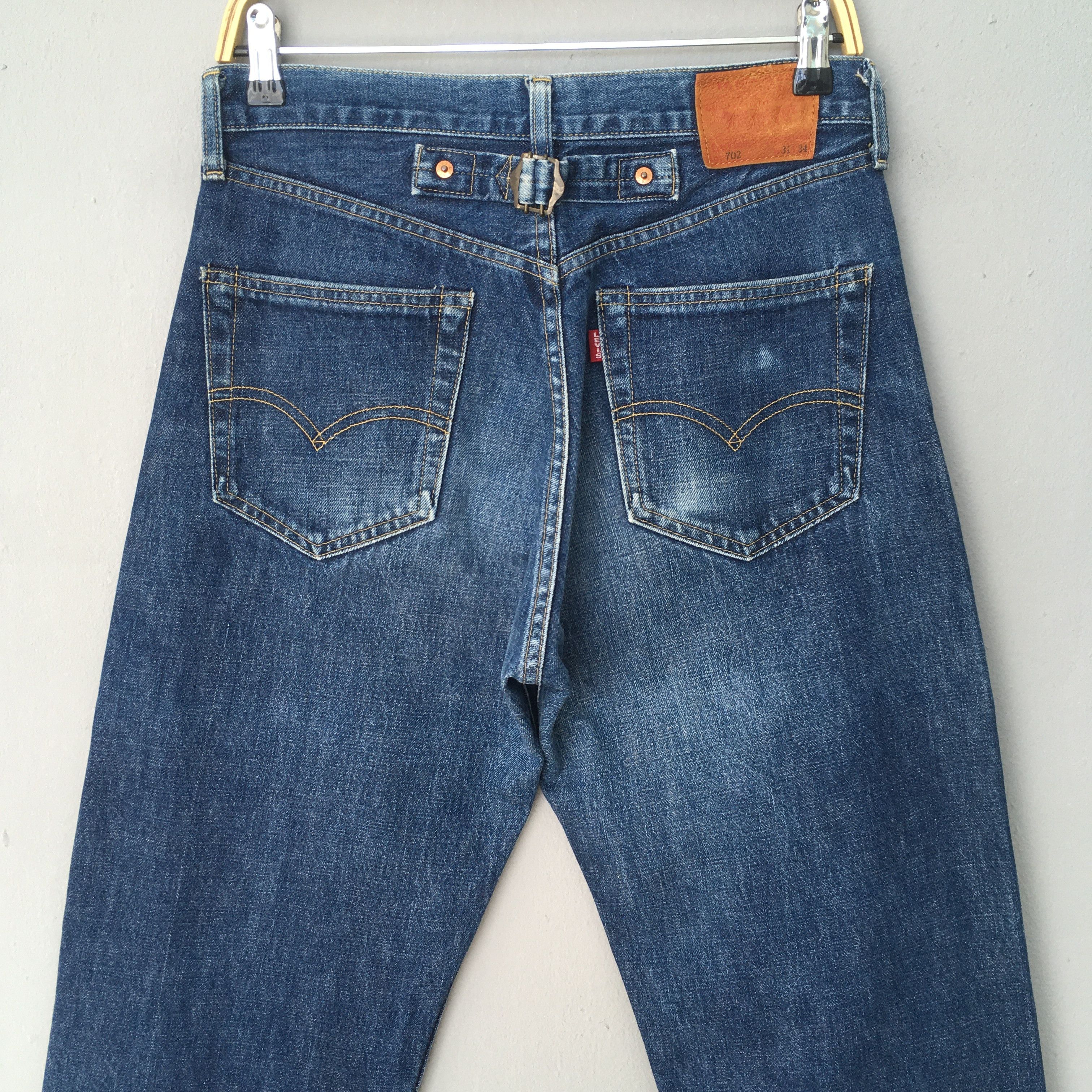 Levi's Size 30x31 90s Levis 702 LVC Buckle Back Big E Jeans S2000 Size US 30 / EU 46 - 9 Thumbnail