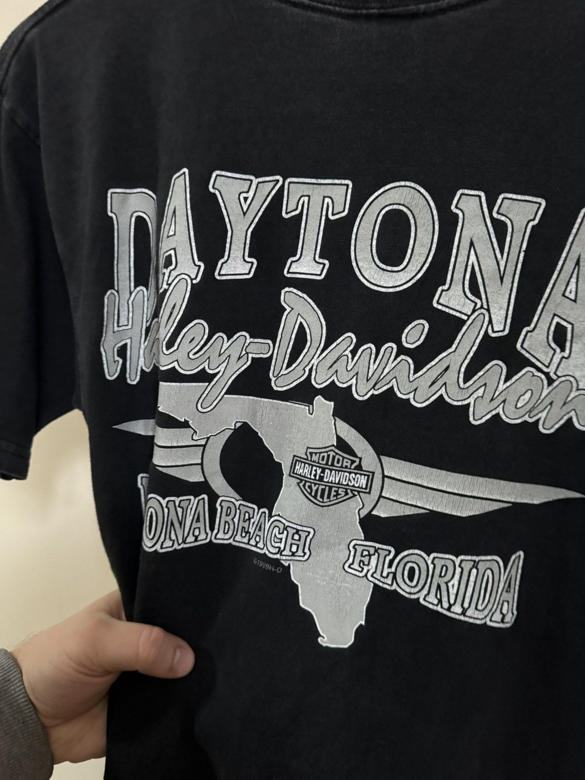 Harley Davidson × Vintage Vintage 1999 Harley Davidson Daytona Beach Florida Size US M / EU 48-50 / 2 - 9 Thumbnail