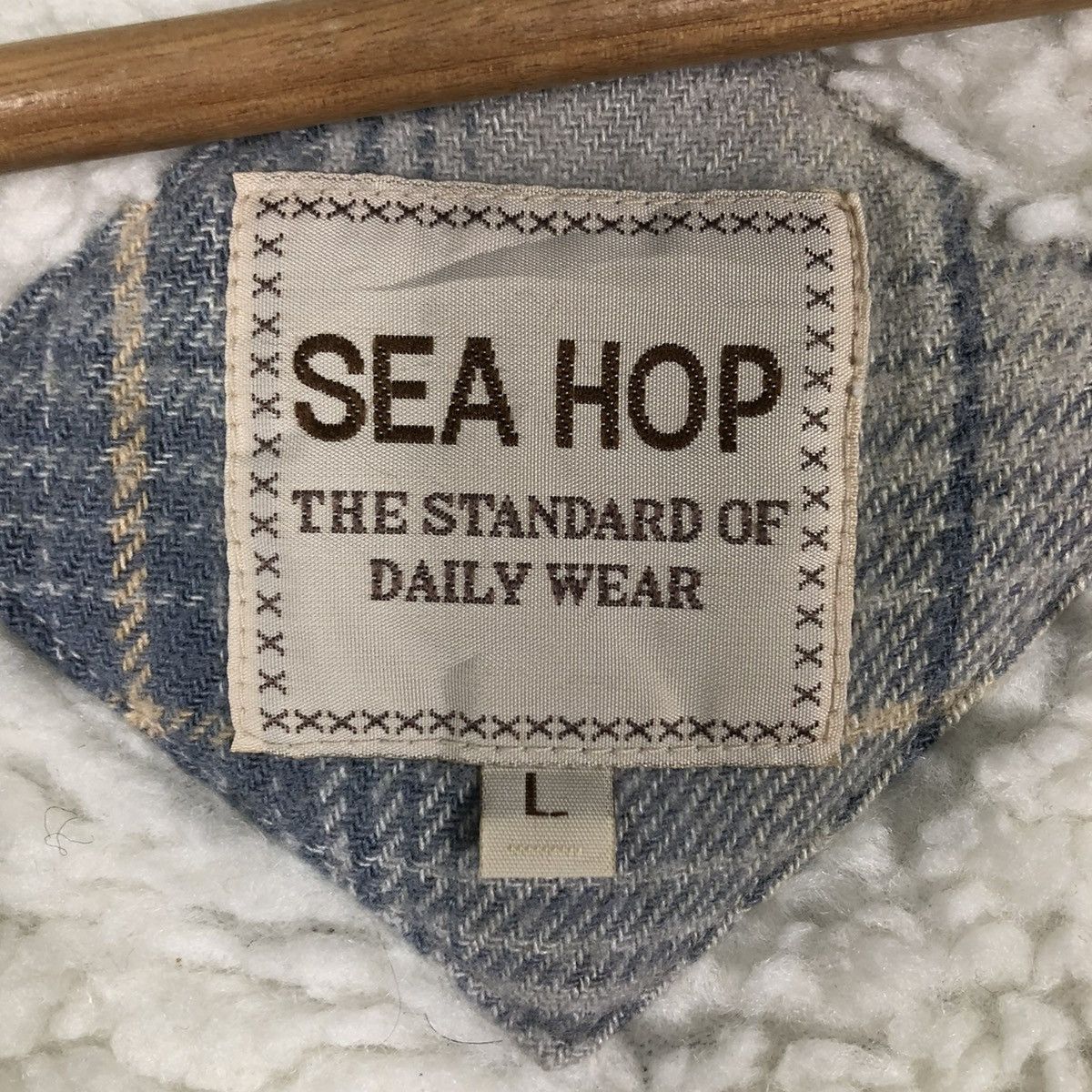 Flannel 📌VINTAGE FLANNEL SHIRT JACKET WORKER SEA HOP ISSEY MIYAKE Size US L / EU 52-54 / 3 - 18 Thumbnail
