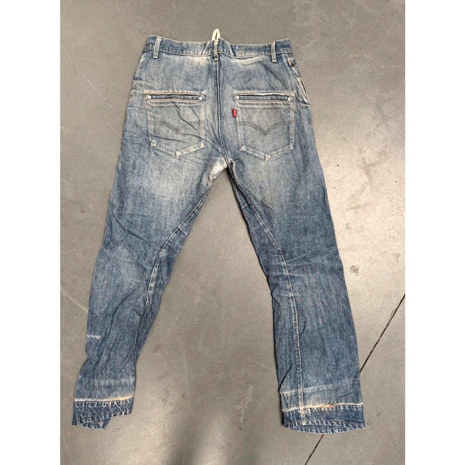 Levi's VINTAGE Levi’s Engineered Twisted Jeans Jeans Denim 5-Pocket W34 L32 Y2K 90s Mens Blue Size US 34 / EU 50 - 2 Thumbnail