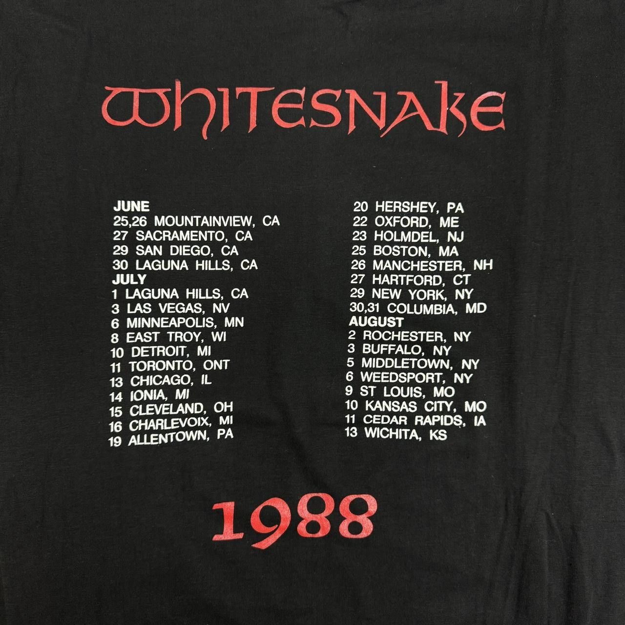 Other VTG 1987 Whitesnake David Coverdale black t-shirt Size XL Size US XL / EU 56 / 4 - 4 Thumbnail