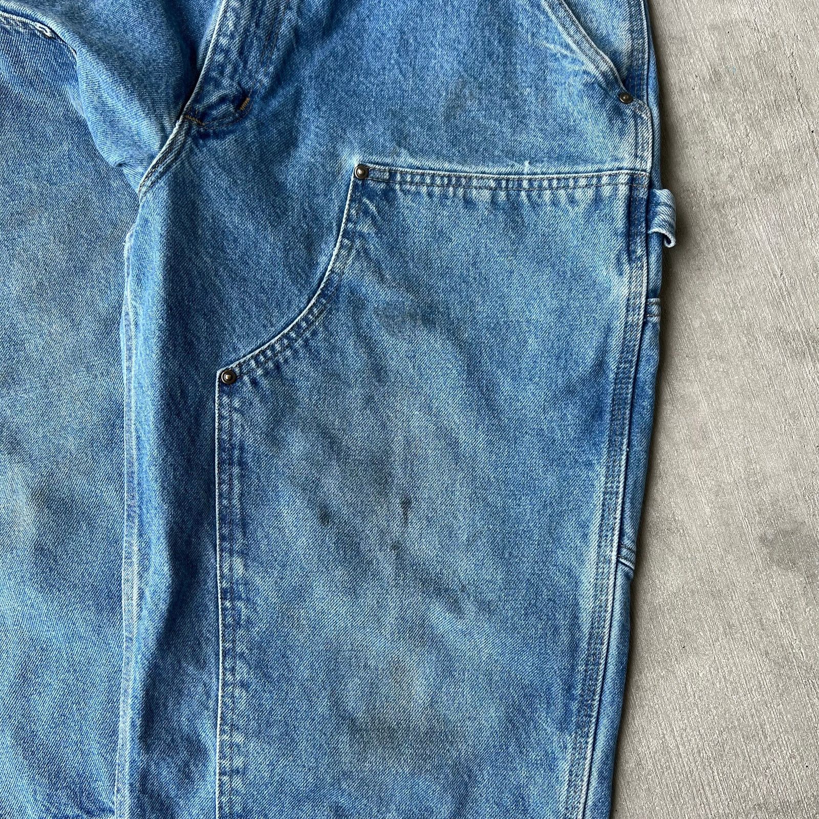 Carhartt × Vintage Vintage Y2K Carhartt denim jeans double knee work wear pants Size US 35 - 3 Thumbnail