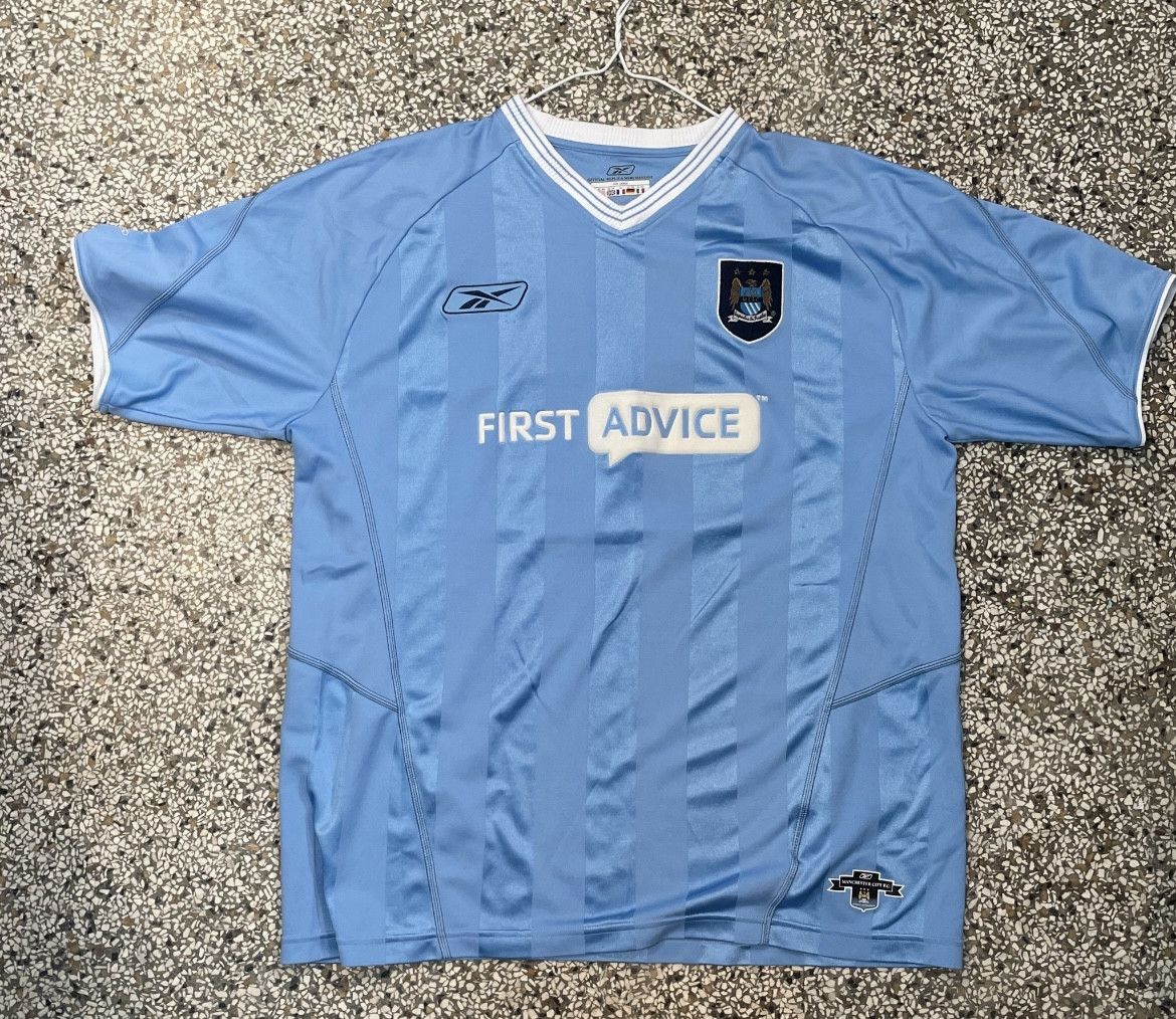 Umbro Manchester City 2002/03 Home Shirt Reebok Size US XL / EU 56 / 4 - 1 Thumbnail