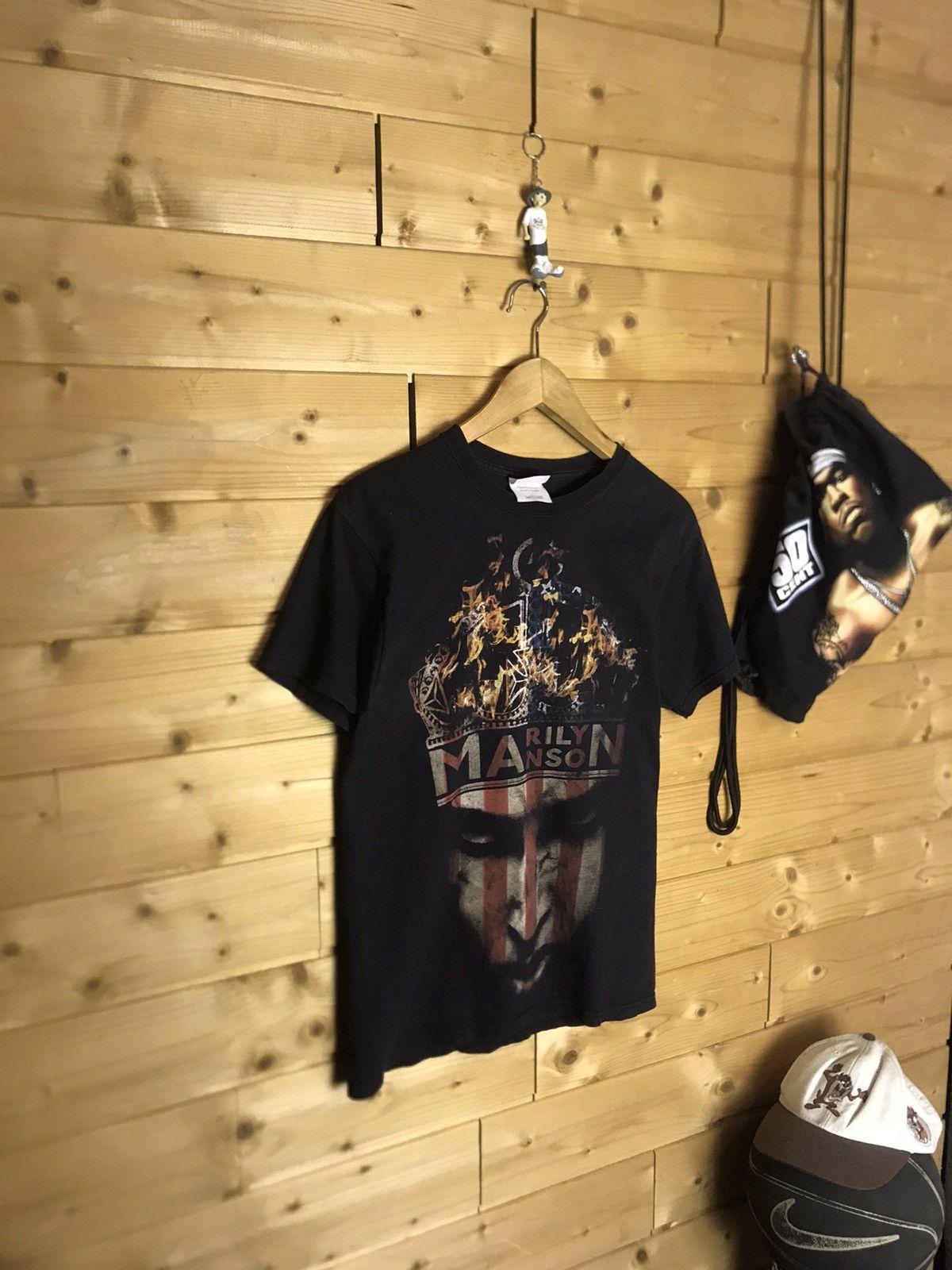 Vintage Vintage 00s Marilyn Manson t-shirt Size US S / EU 44-46 / 1 - 1 Thumbnail