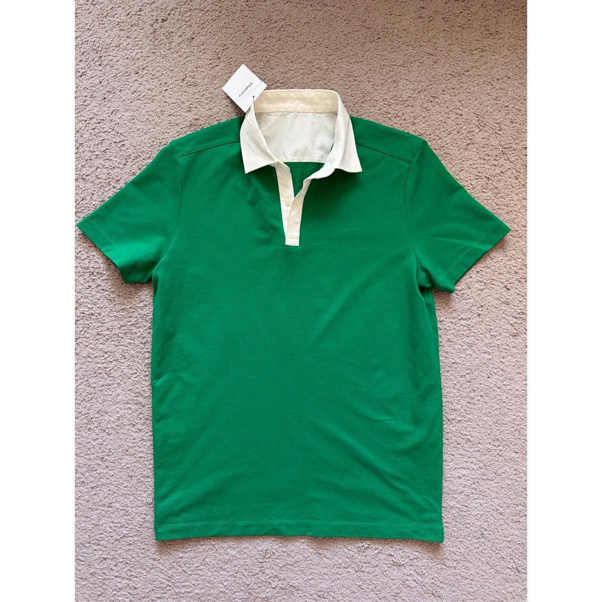 Theory THEORY GREEN POLO SHIRT Size US M / EU 48-50 / 2 - 1 Thumbnail