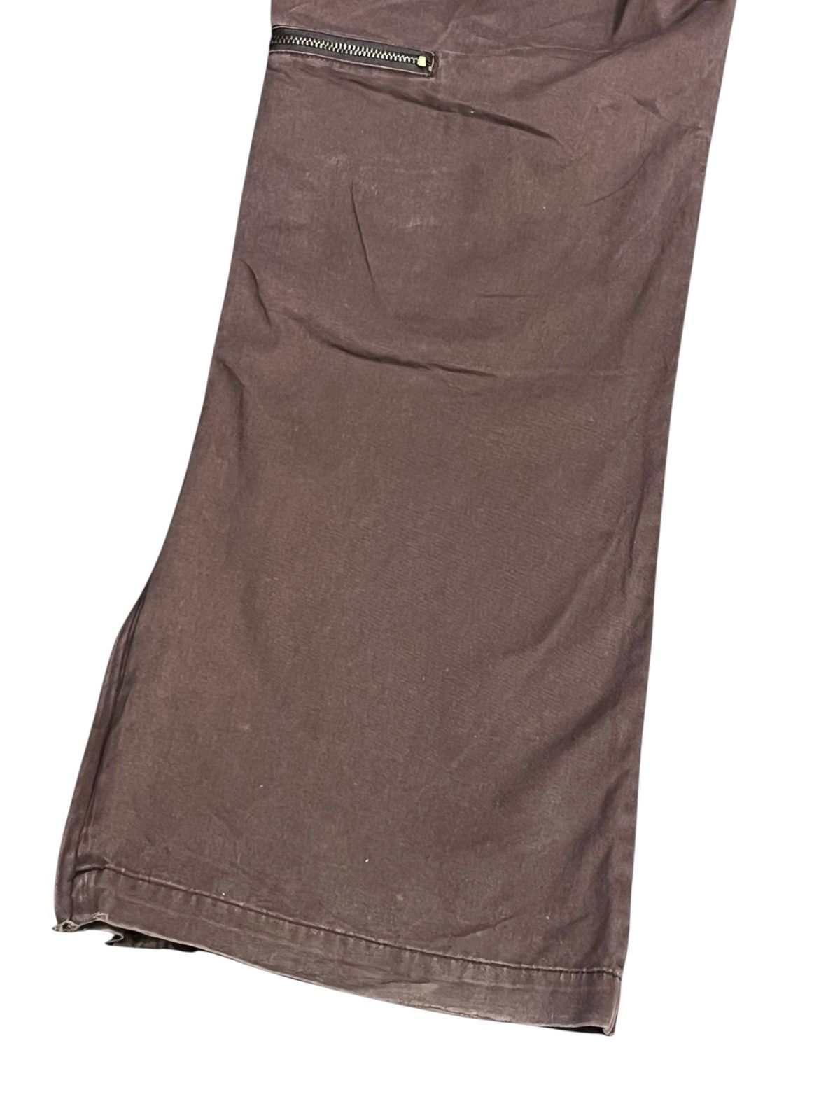 Duckie Brown Vintage LUCY Khaki Brown Multi-pocket Flare Cargo Pants Size US 33 - 6 Thumbnail