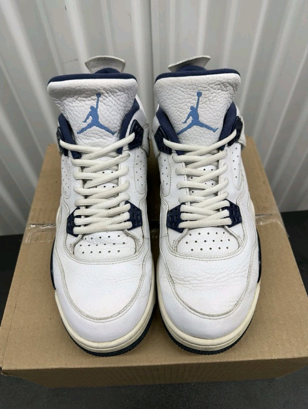 Jordan Brand Nike Air Jordan Retro 4 Legend Blue Columbia Size 10 Men Size US 10 / EU 43 - 2 Thumbnail