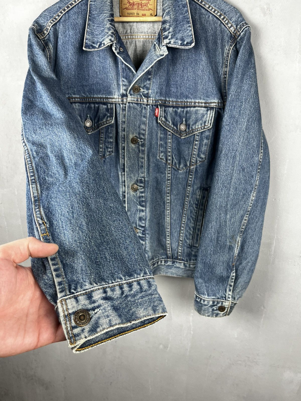Levi's Vintage Clothing Levis denim jacket vintage 90s Size US XL / EU 56 / 4 - 8 Thumbnail
