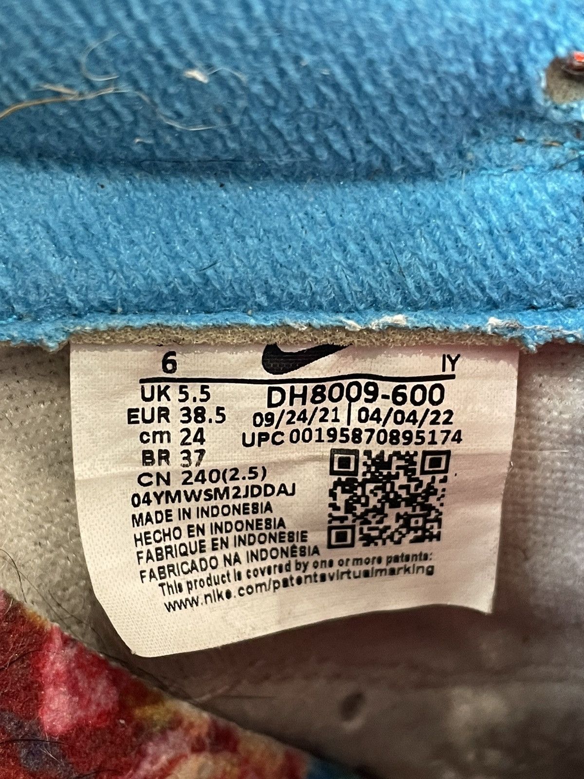 Nike Size 6 - Nike Dunk Low x LeBron James x Fruity Pebbles Red6 Size US 6 / IT 36 - 13 Thumbnail