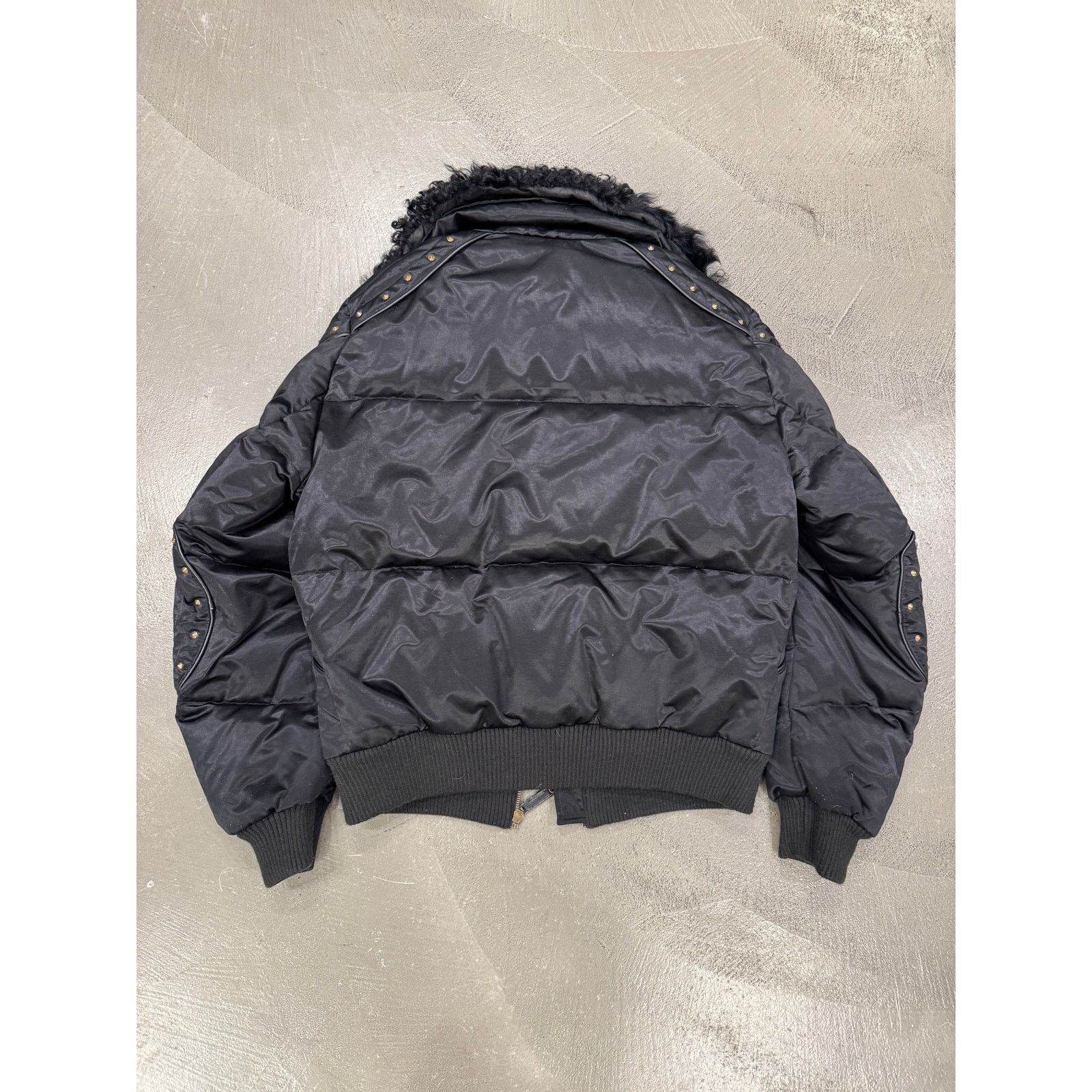 Roberto Cavalli 2000s Roberto Cavalli studded boxy armor puffer jacket Size US M / EU 48-50 / 2 - 6 Thumbnail