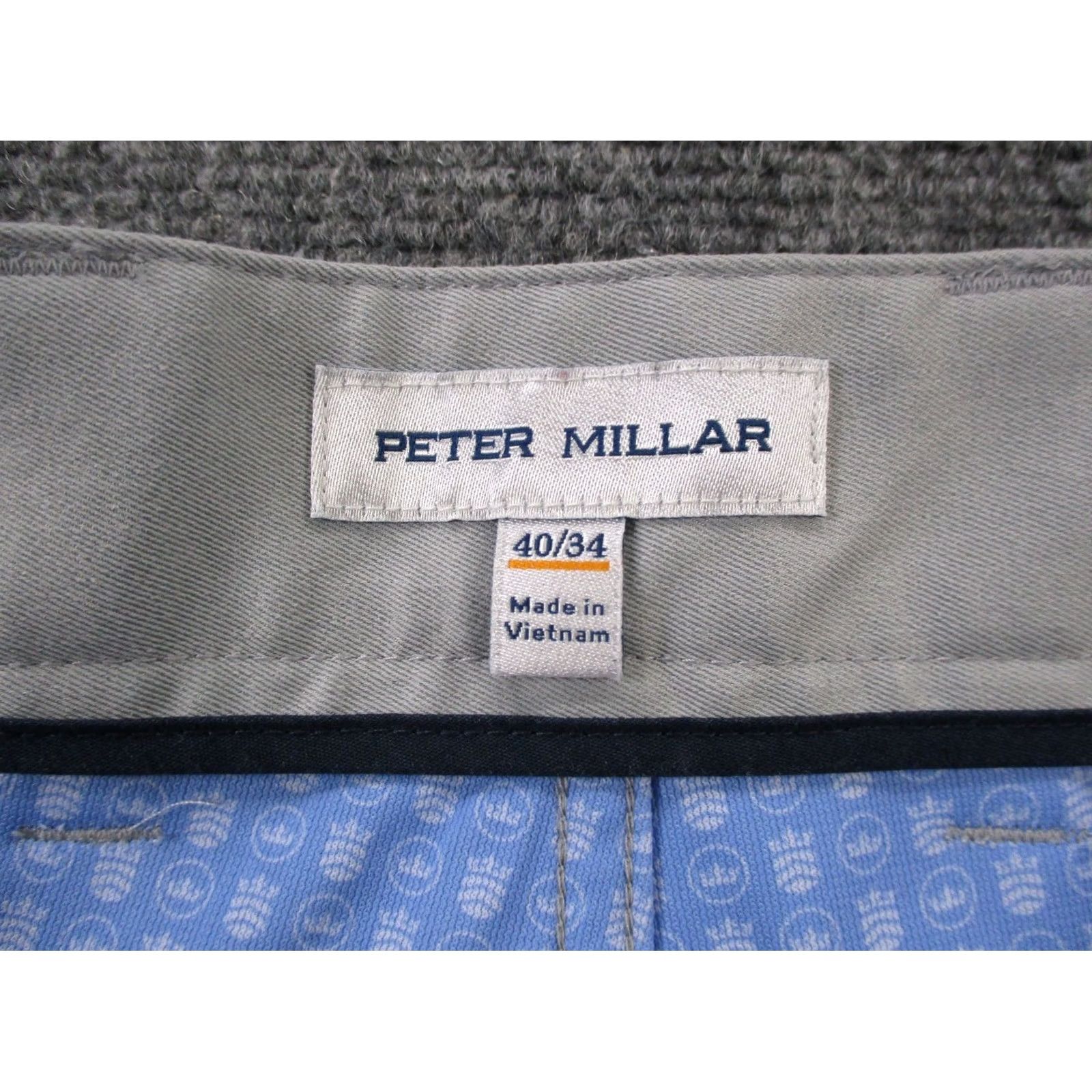 Peter Millar Peter Millar Pants Mens 40 X 34 Gray Chino Golf Preppy Straight Casual Business Size US 40 / EU 56 - 7 Thumbnail