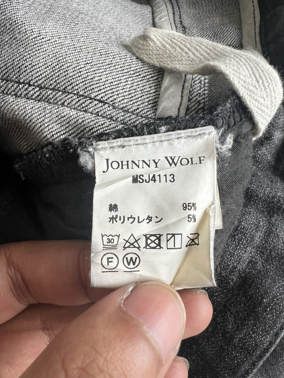 Yasuyuki Ishii Johnny Wolf 🇯🇵 Flare Zipper Hem Beauty Whiskers Stag Jeans Size US 34 / EU 50 - 9 Thumbnail
