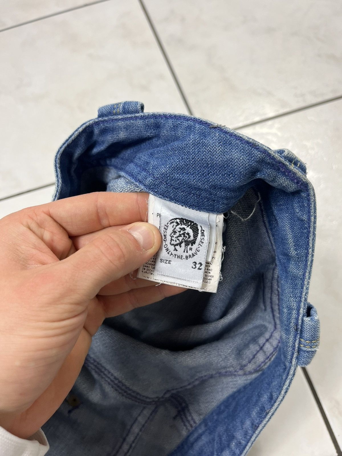 Diesel × Vintage Vintage Diesel moorix y2k distressed denim jeans baggy pants Size US 32 / EU 48 - 21 Thumbnail