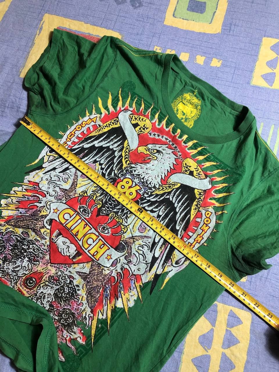 Vintage Y2K Affliction Style All Over Print T Shirt Tee Tapout Japan Size US M / EU 48-50 / 2 - 12 Thumbnail