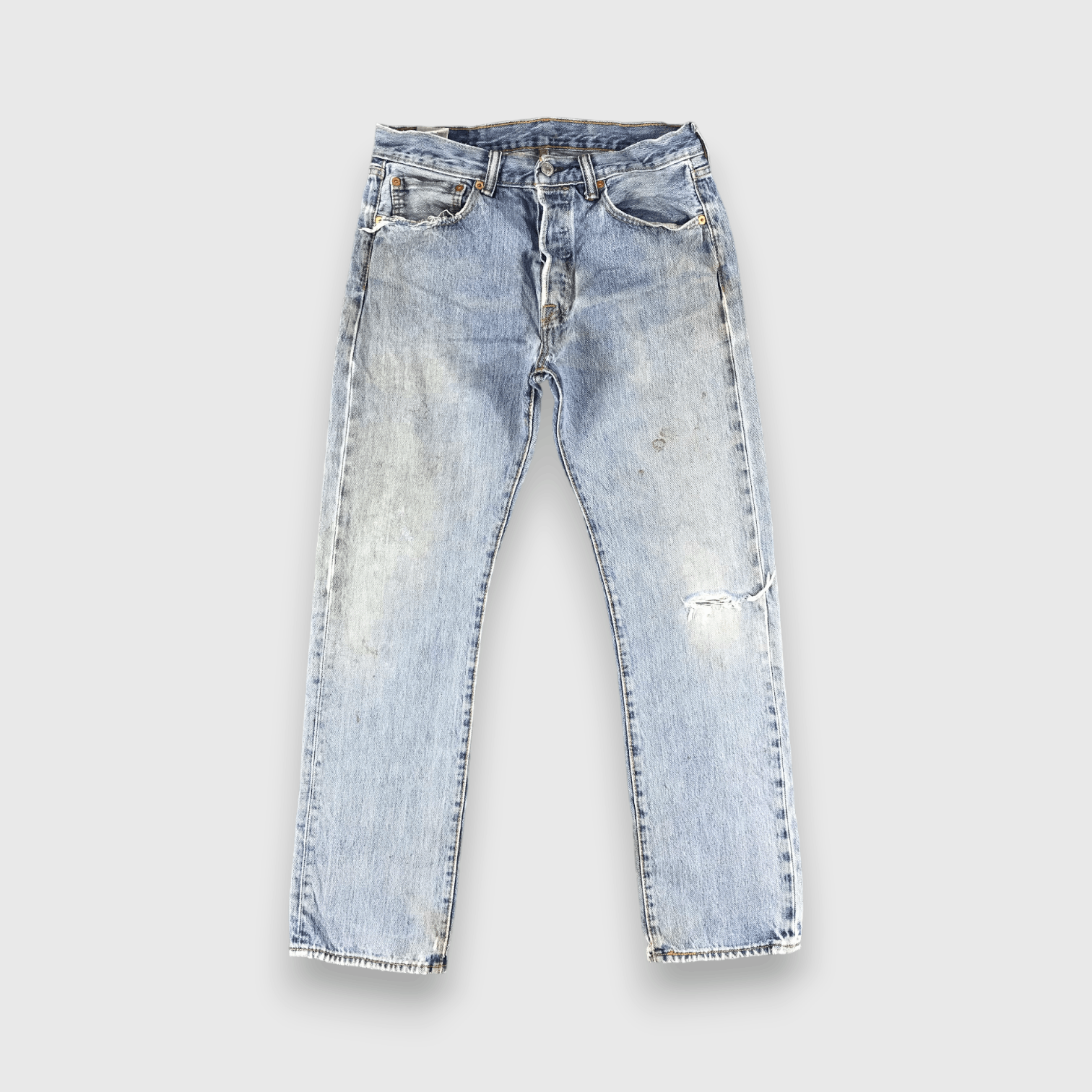 Levi's Vintage Blue Wash Levis 501 Jeans-J2669 Size US 31 - 1 Thumbnail