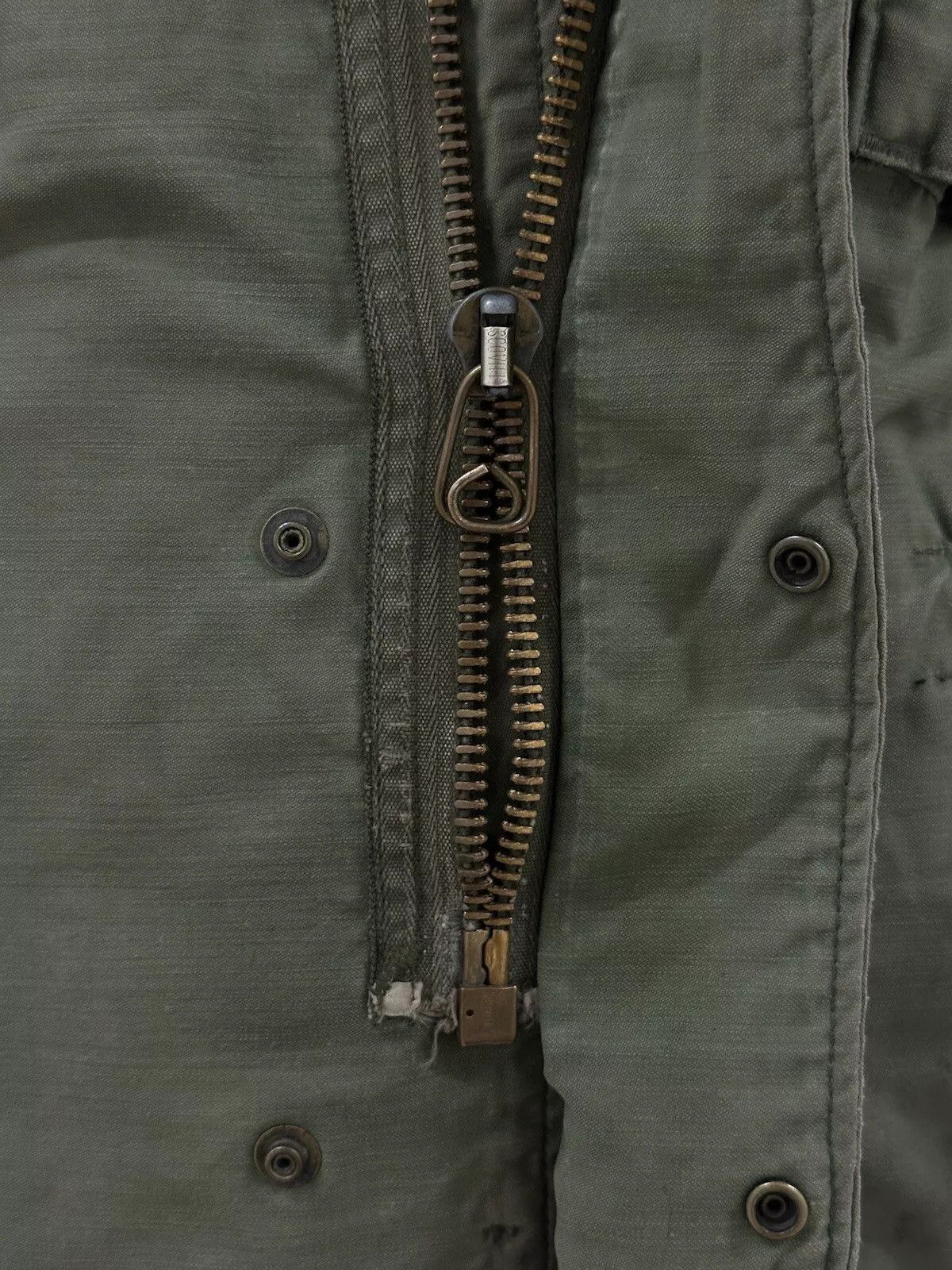 Vintage Vintage 1970s US Air Force Jacket M65 Scovill Zip Army Size US S / EU 44-46 / 1 - 5 Thumbnail