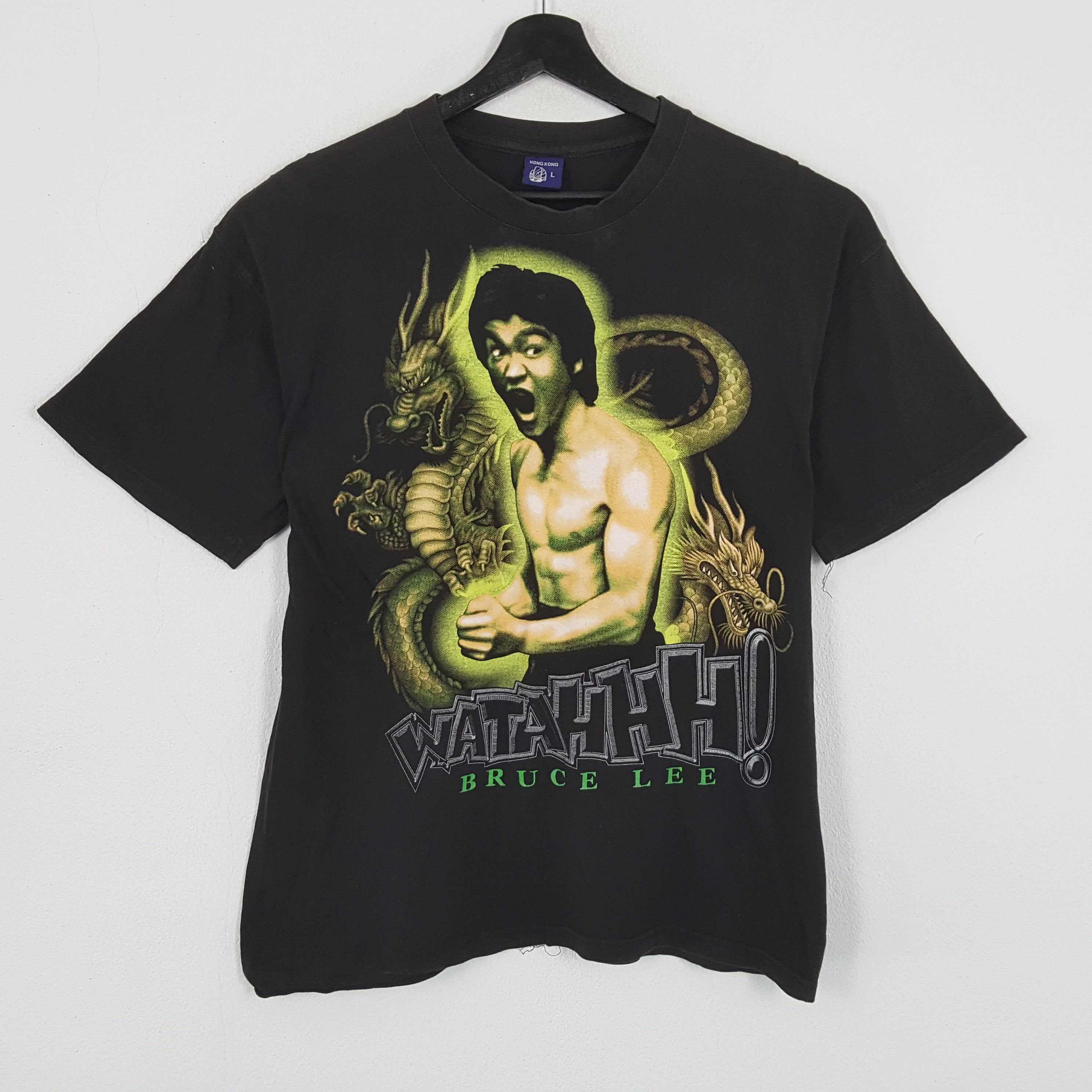 Vintage BRUCE LEE The Dragon Movie Style Tshirt Size US M / EU 48-50 / 2 - 1 Thumbnail