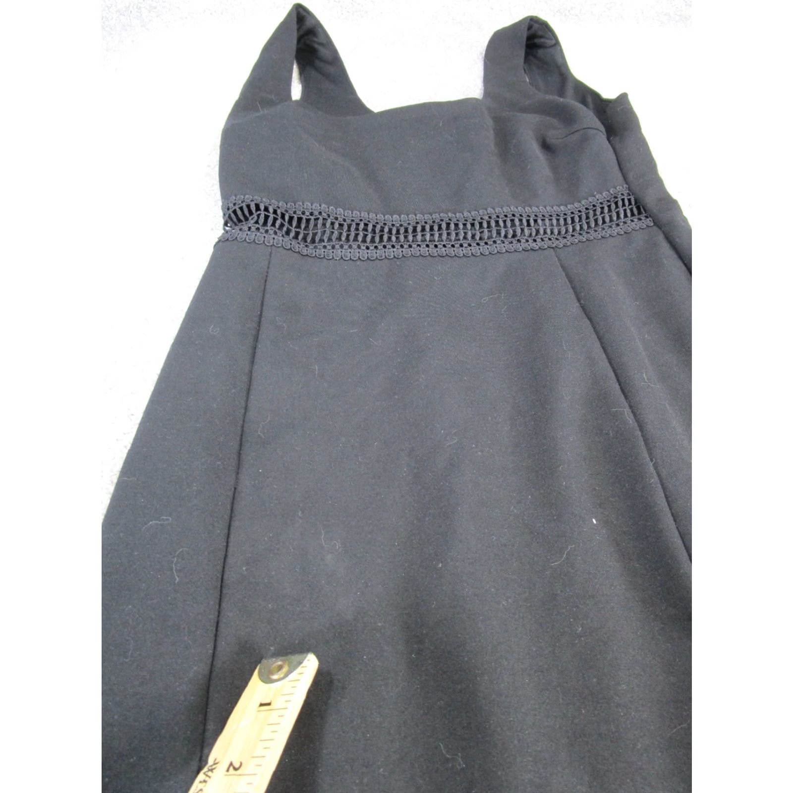 Lulus Lulus Dress Women's A-Line Knee Length Black Rayon Sleeveless Round Neck Zip Lined Formal Party Wedding Medium Size M / US 6-8 / IT 42-44 - 7 Thumbnail