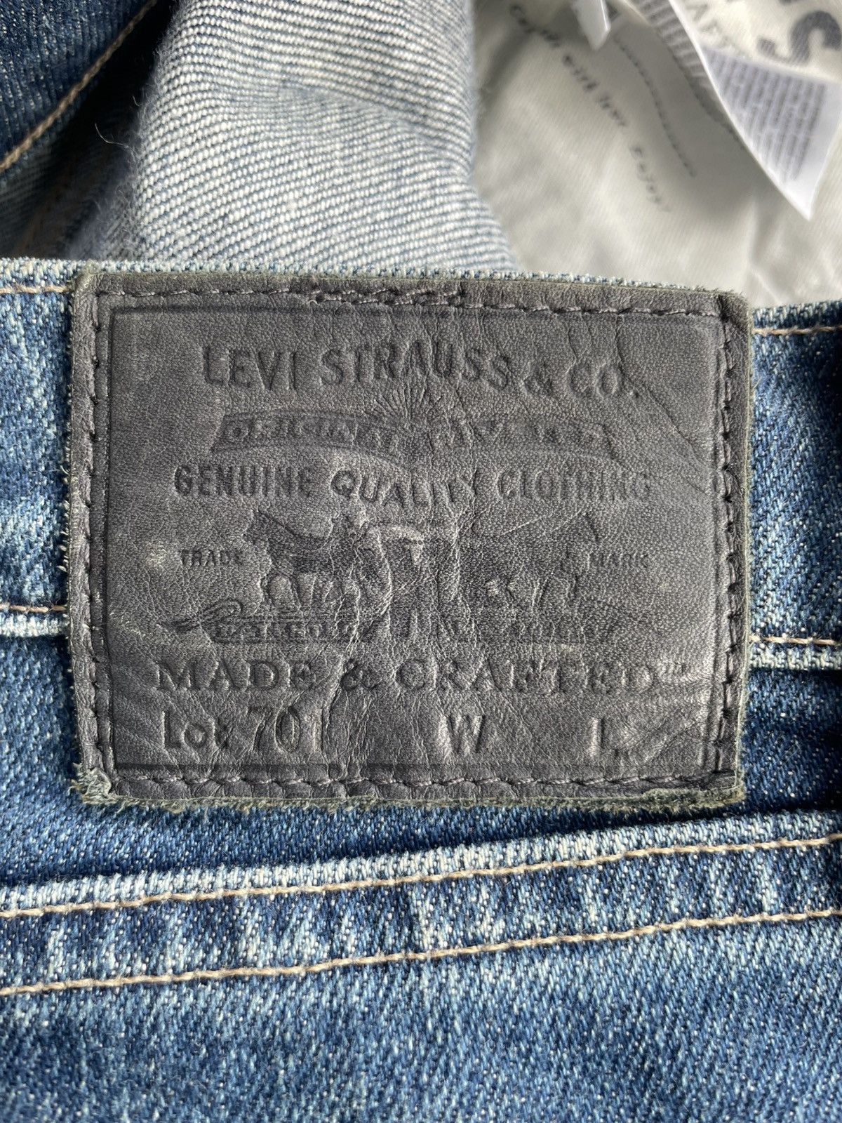 Levi's Made & Crafted Levis 701 E Selvedge Denim Size US 29 - 12 Thumbnail
