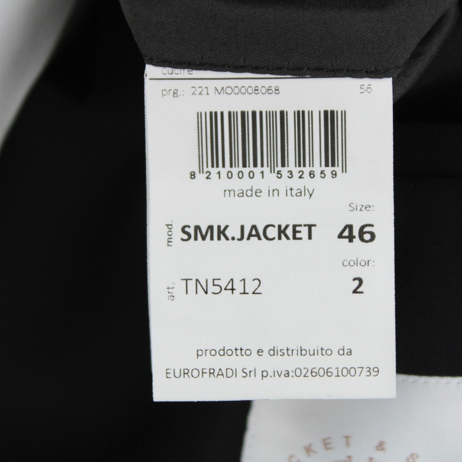Other Fradi NWT Nylon Blend Dinner Jacket Size 46 (36 US) In Solid Size 36R - 9 Thumbnail