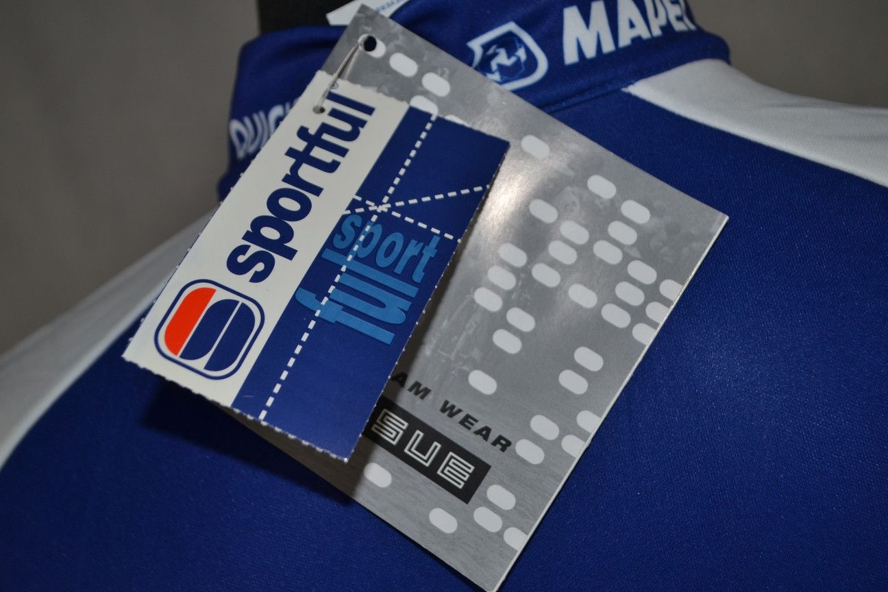 Vintage Vintage Sportful Mapei Quick-Step 2001 Cycling Jersey Size US XXL / EU 58 / 5 - 3 Thumbnail