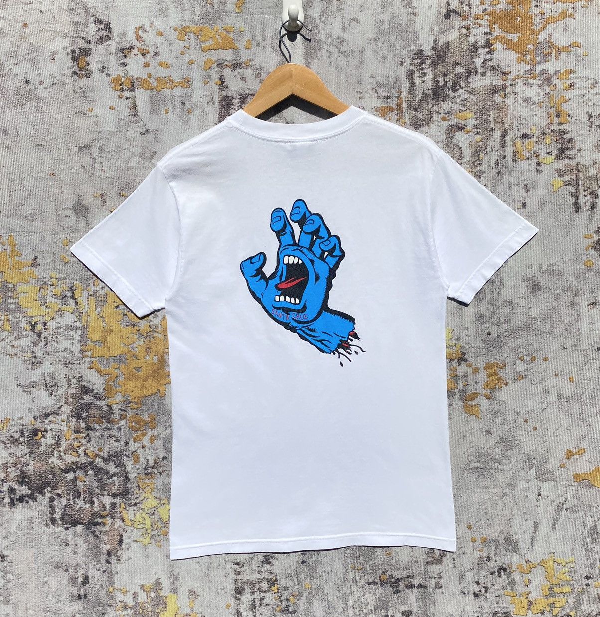 Santa Cruz Skateboards Vintage Santa Cruz Speed Wheels Tee Backhit Santa Cruz Skate Size US S / EU 44-46 / 1 - 1 Thumbnail