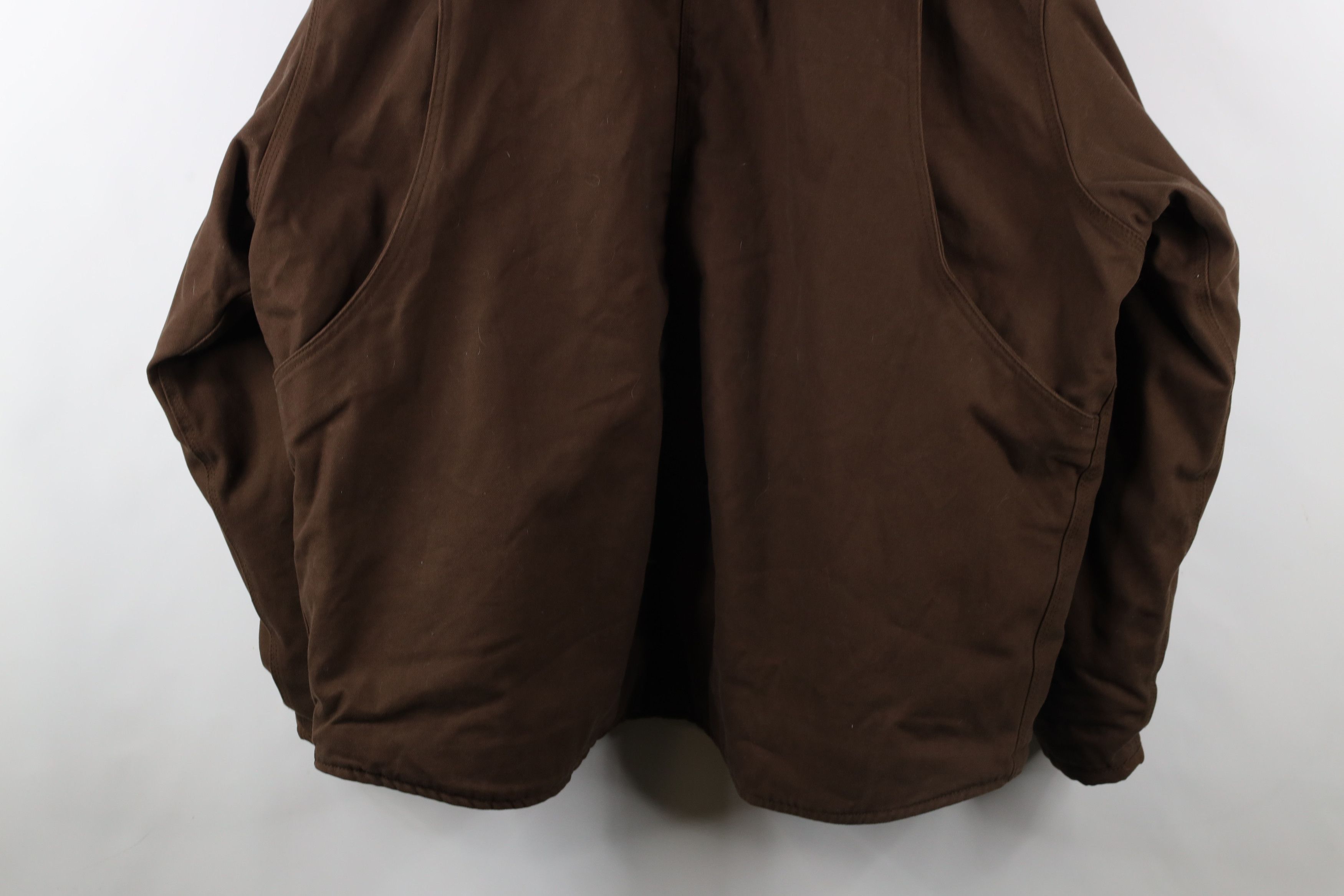 Vintage Vintage Y2K Streetwear Fleece Lined Canvas Hooded Jacket Size US XXL / EU 58 / 5 - 14 Thumbnail