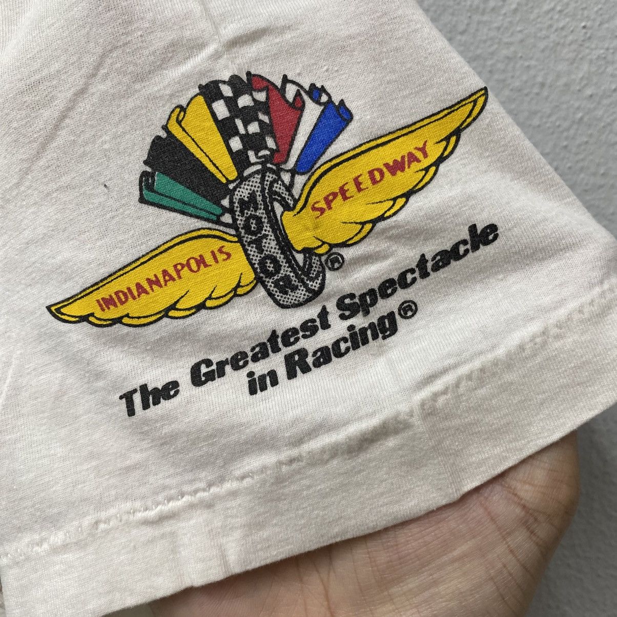NASCAR Vintage 90s INDIANAPOLIS 500 Speedway Motor Tee Size US M / EU 48-50 / 2 - 6 Thumbnail