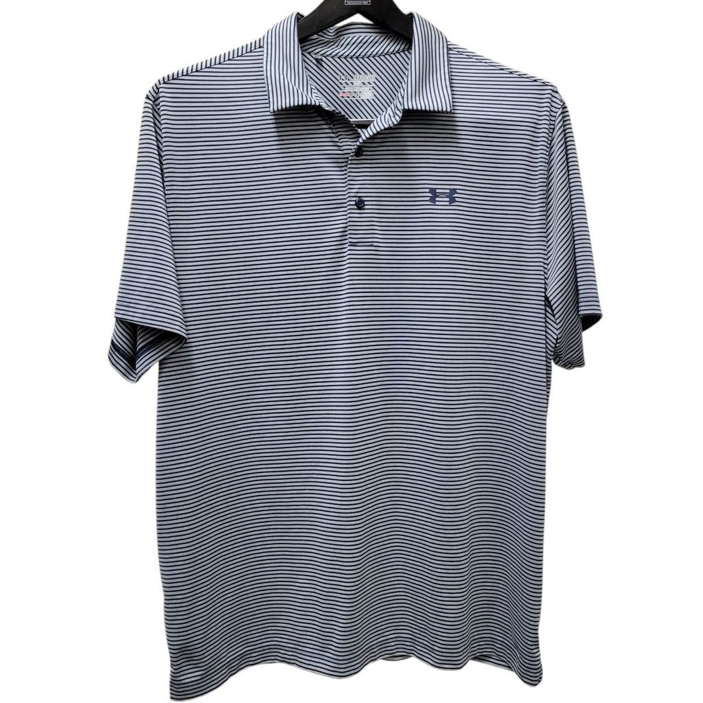 Under Armour Under Armour Stripes Polo Shirt Size XXL Men Excellent Cond Size US XXL / EU 58 / 5 - 1 Thumbnail