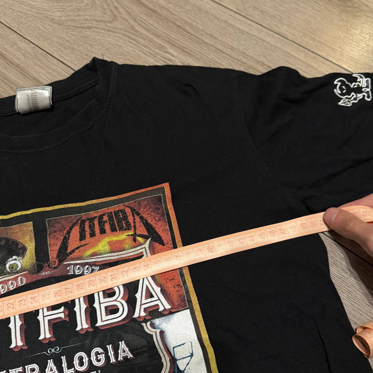 Other Vintage Rock Tee Litfiba Size M Black Size US M / EU 48-50 / 2 - 8 Thumbnail