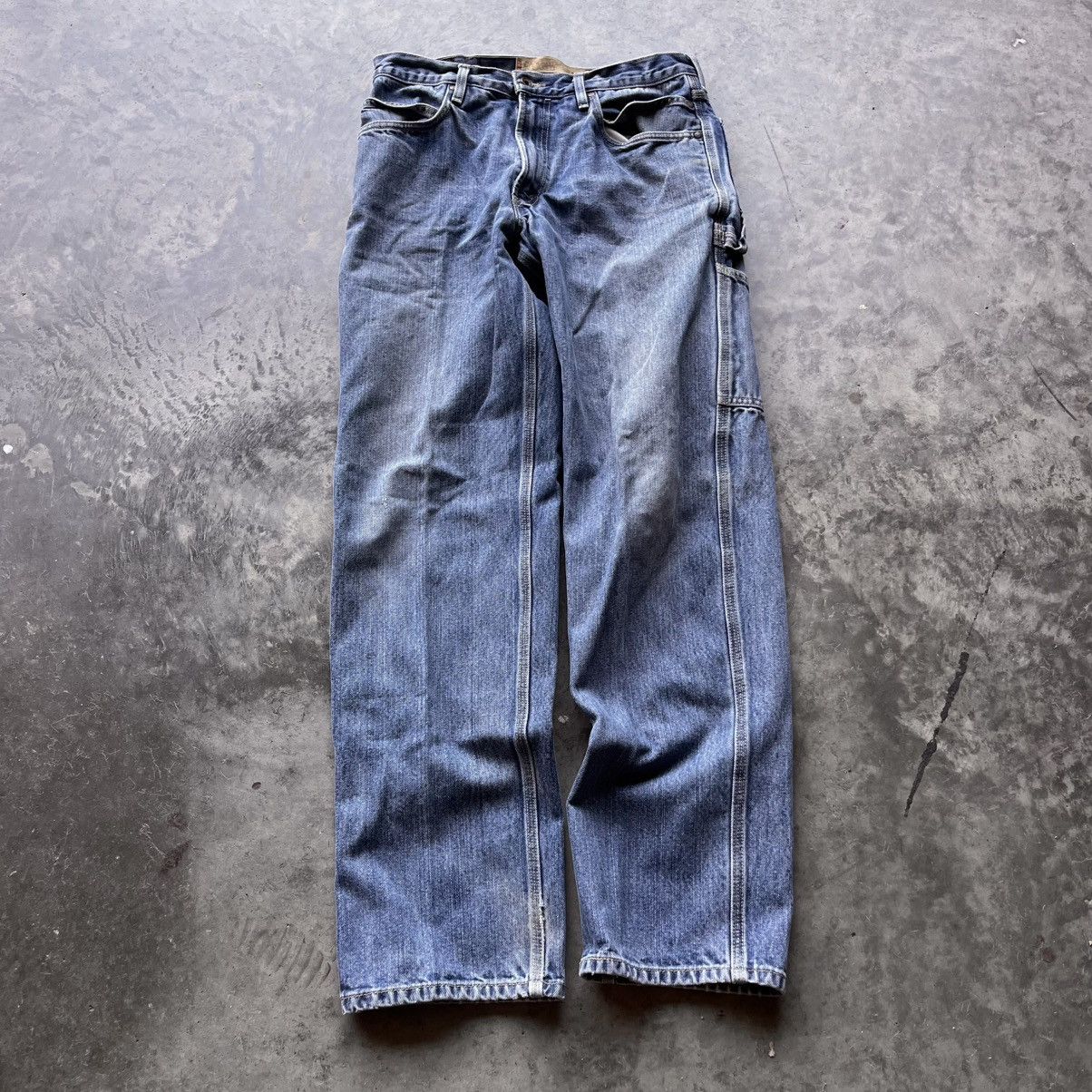 Levi's × Vintage Vintage Levi's 550 Carpenter Pants 34x34 Relaxed Fit Faded Size US 34 / EU 50 - 2 Thumbnail
