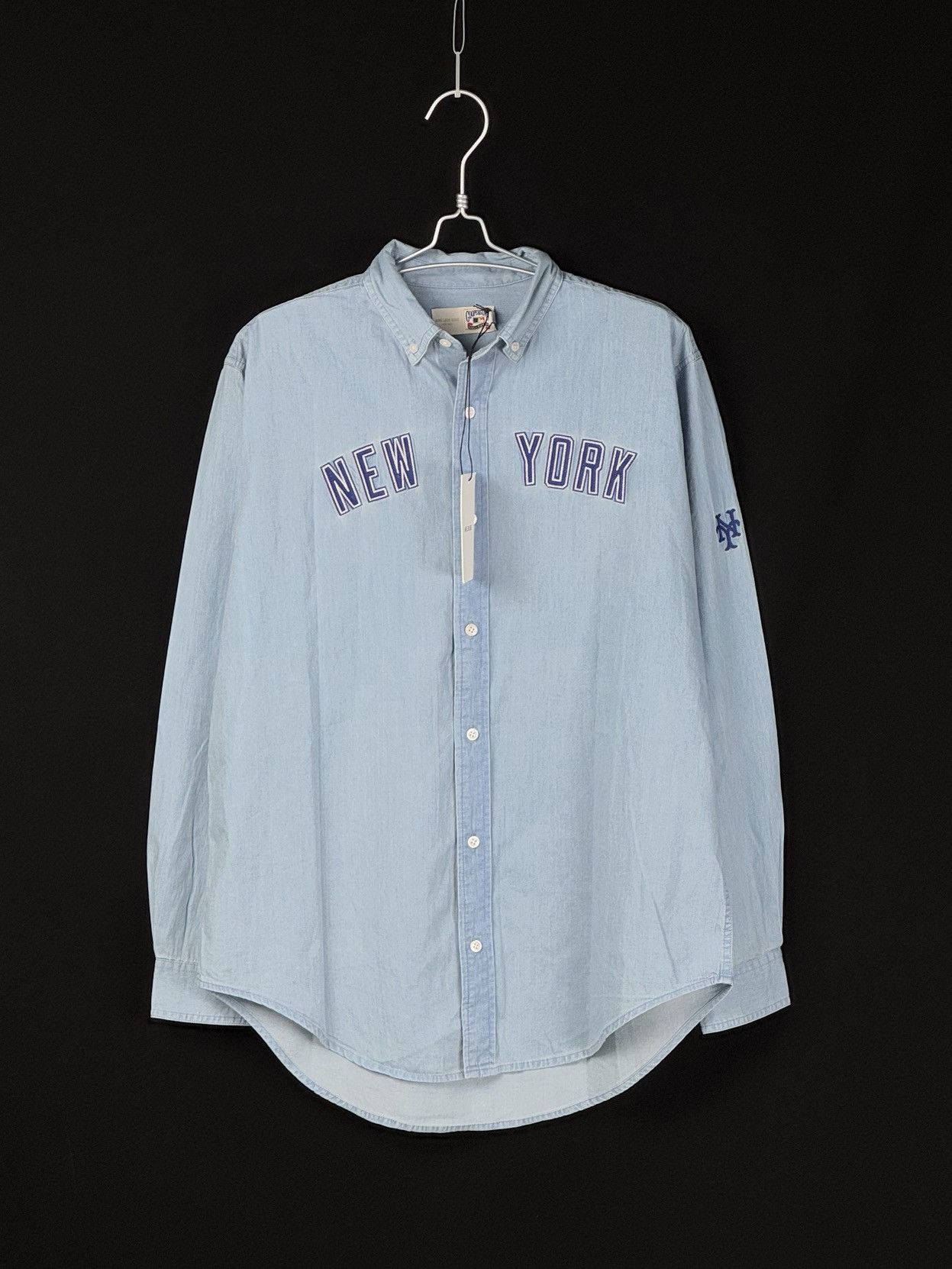 Aime Leon Dore New York Mets chambray shirt S Size US S / EU 44-46 / 1 - 1 Thumbnail