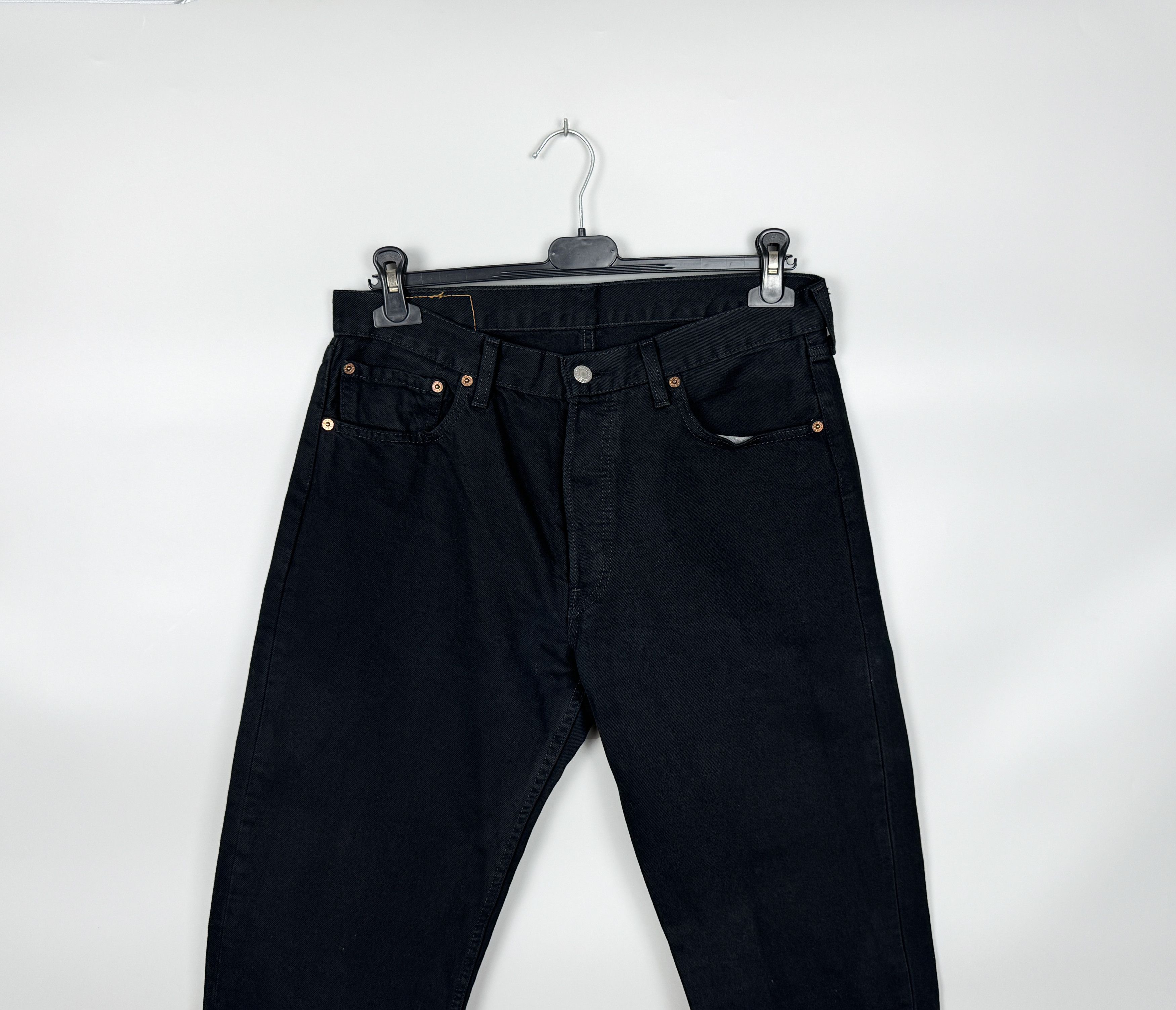 Levi's Levi's 501 Vintage Denim Black Jeans Pant W34 L32 Size US 34 / EU 50 - 2 Thumbnail