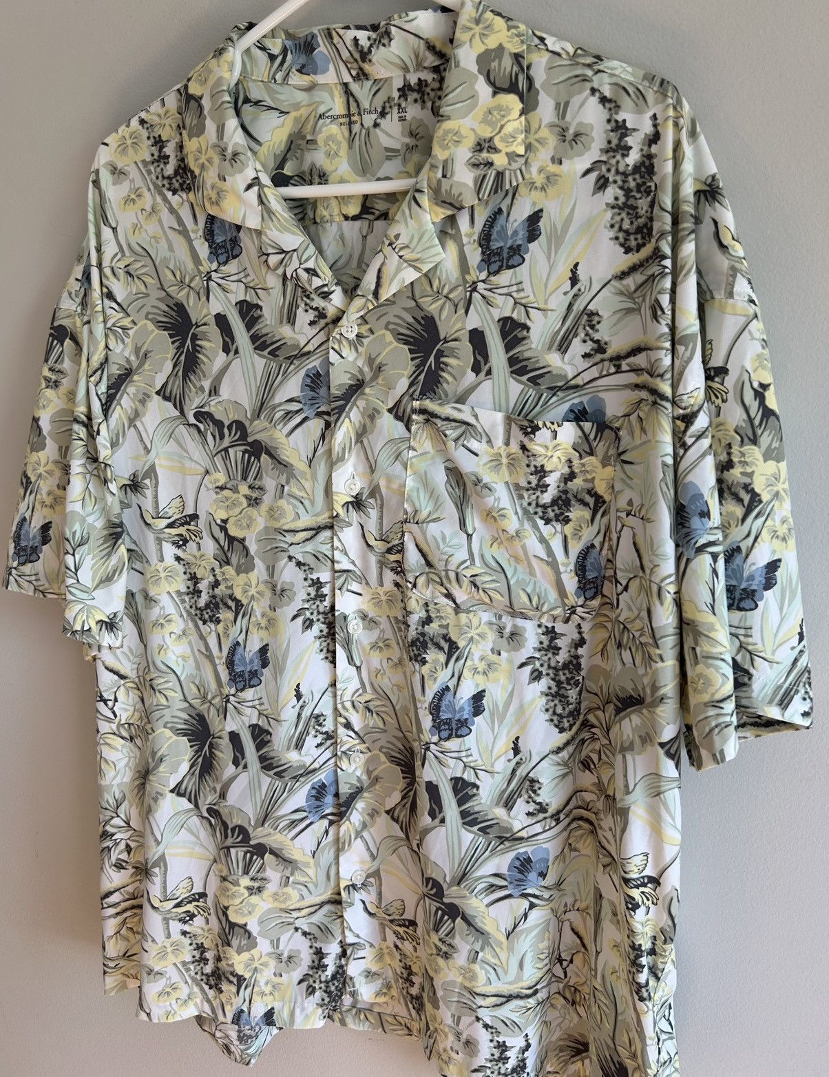 Abercrombie & Fitch Abercrombie & Fitch Shirt Multicolor Floral Relaxed Hawaiian Size US XXL / EU 58 / 5 - 3 Thumbnail