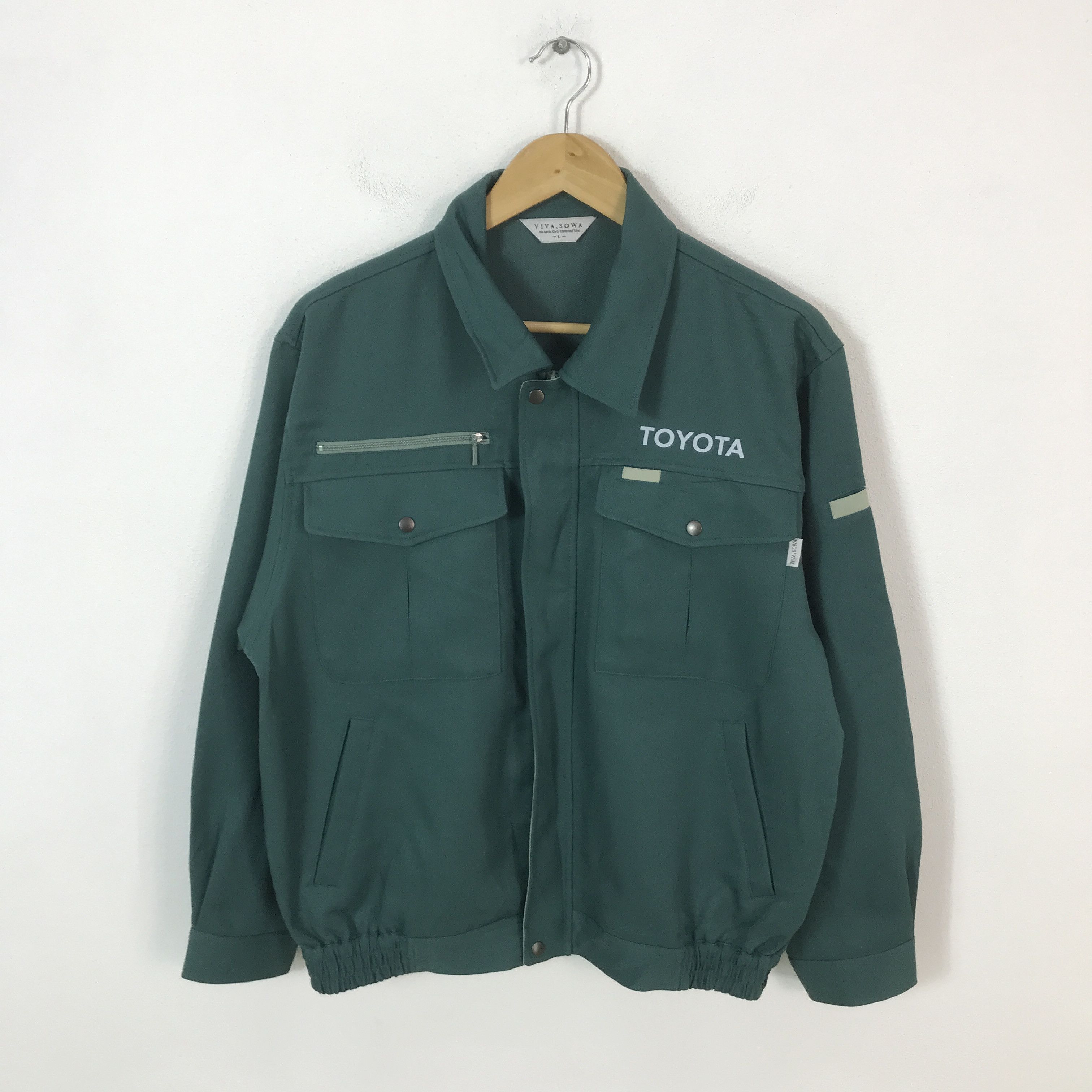Sports Specialties Vintage Toyota racing motorsport custom jacket Size US L / EU 52-54 / 3 - 2 Thumbnail
