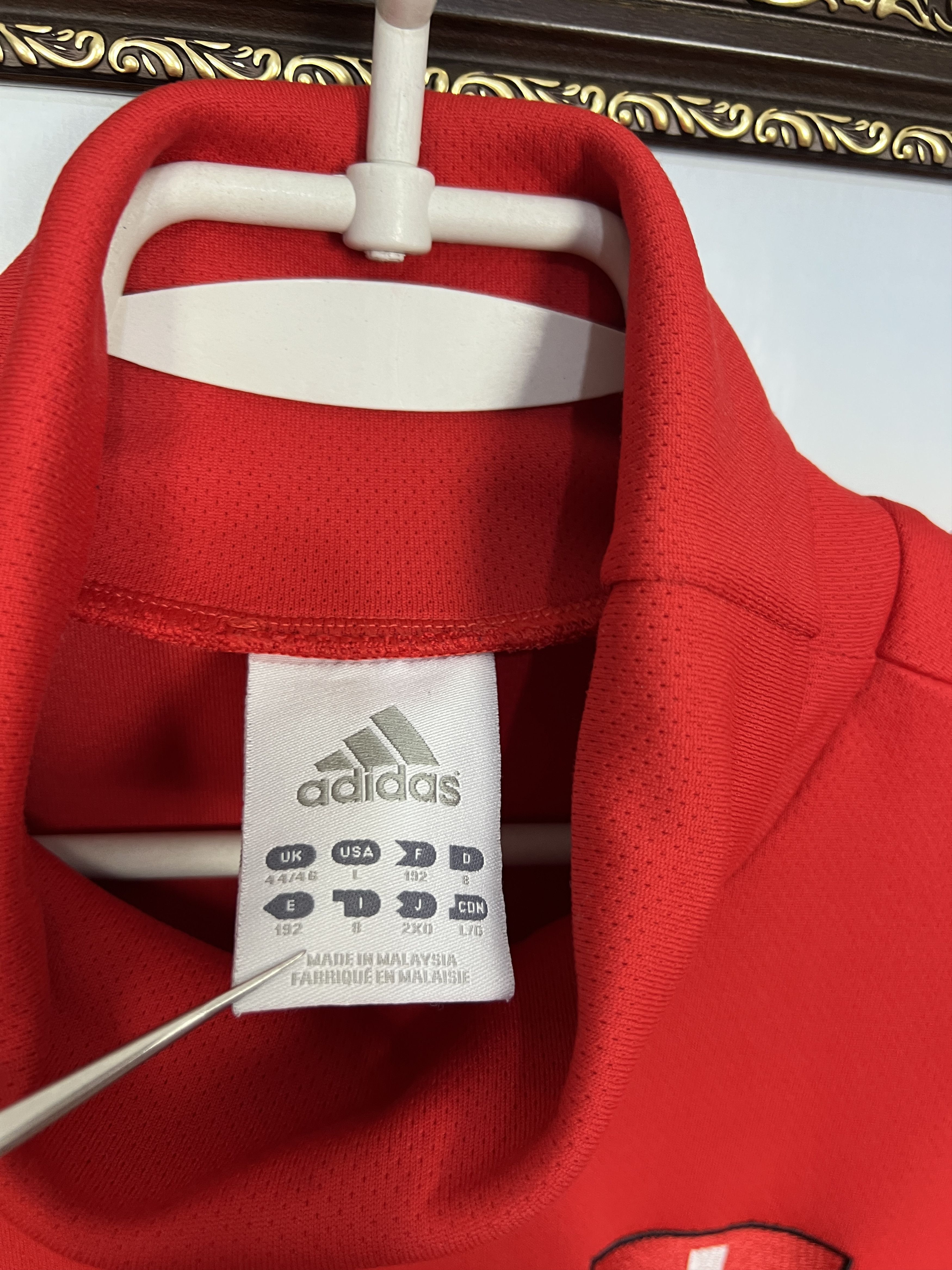 Adidas Switzerland National Train Sweatshirt Federer Tennis Jacket Size US L / EU 52-54 / 3 - 5 Thumbnail