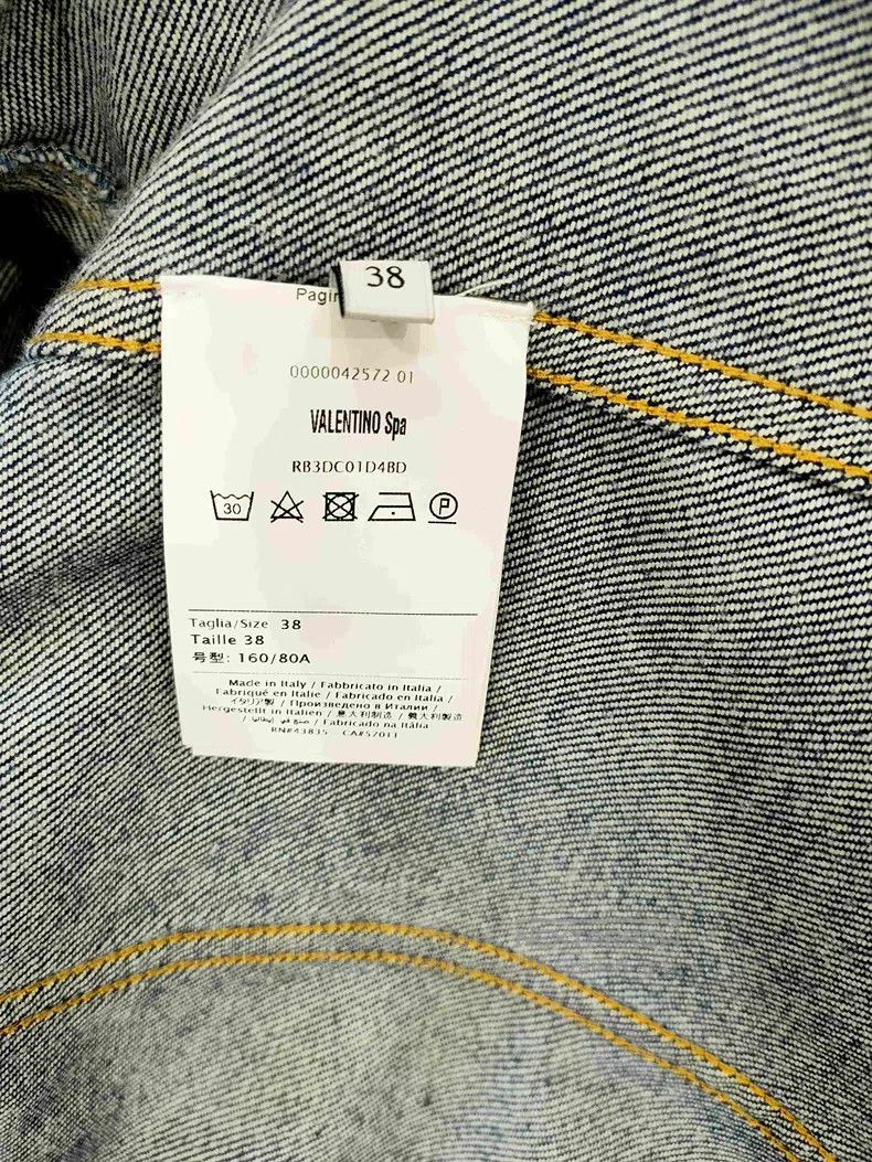 Valentino Valentino Blue denim jacket Size S / US 4 / IT 40 - 4 Thumbnail