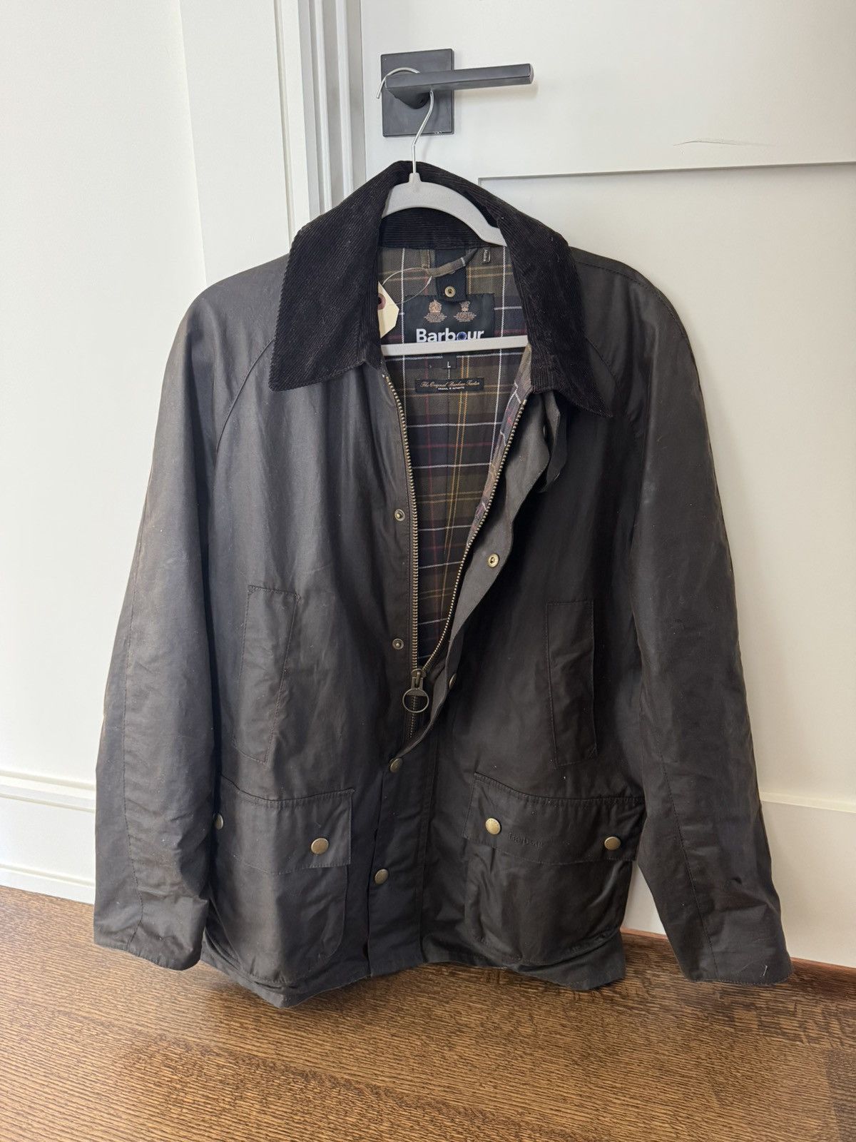 Barbour Barbour Beaufort Wax Jacket — Brown, Size L Size US L / EU 52-54 / 3 - 2 Thumbnail