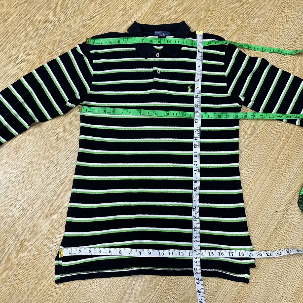 Polo Ralph Lauren 90s Polo Ralph Lauren Stripe Long Sleeve Tee A824 Size US S / EU 44-46 / 1 - 4 Thumbnail