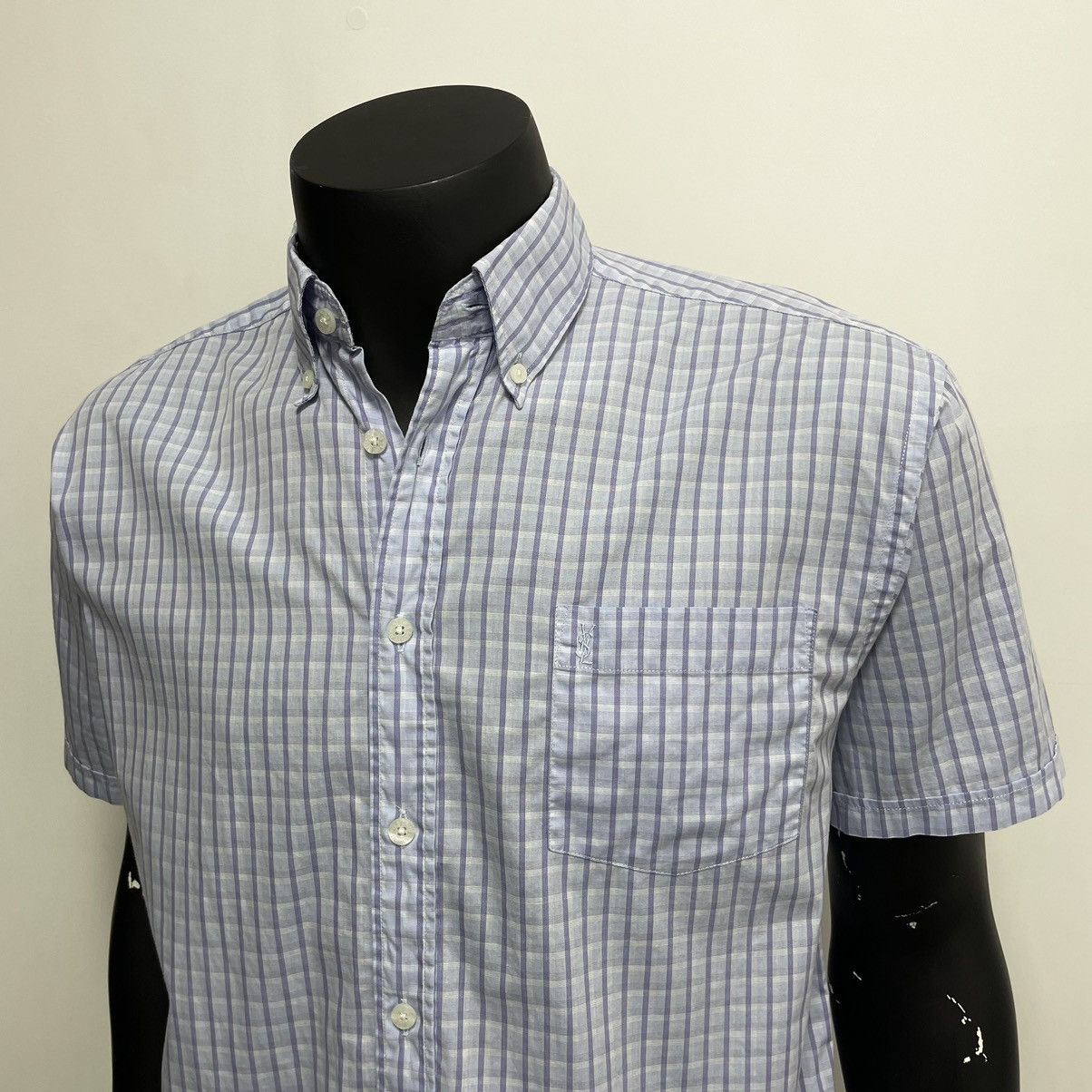 Yves Saint Laurent Yves Saint Laurent YSL Shirt Button Up Short sleeve Size US M / EU 48-50 / 2 - 3 Thumbnail