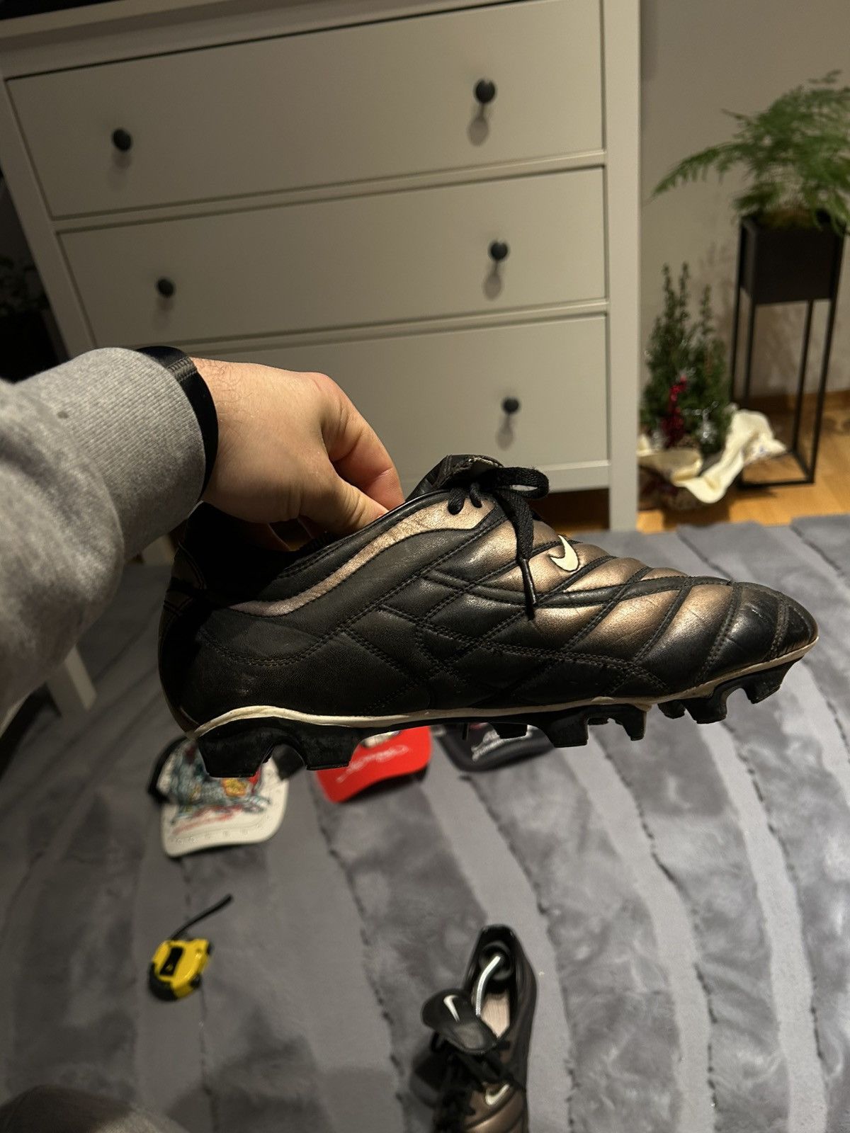 Nike Vintage Nike Total 90 Zoom Air FG Bronze Football Soccer Size US 9.5 / EU 42-43 - 8 Thumbnail