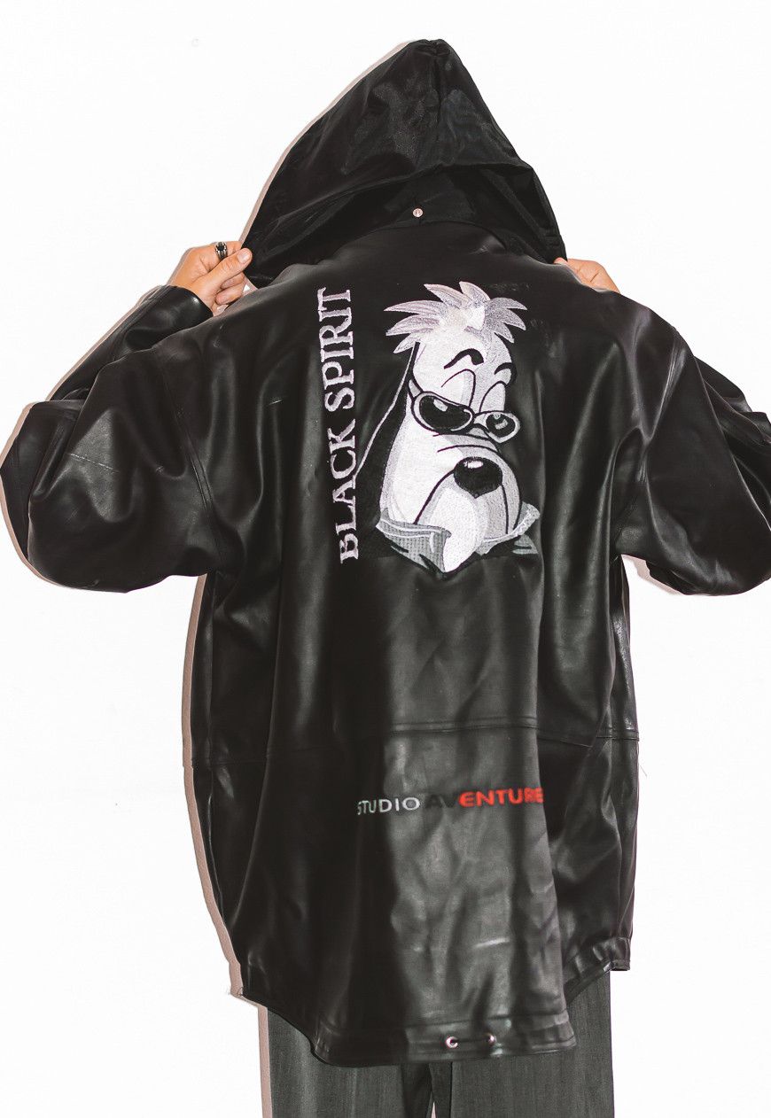 Vintage Collectible 90s vintage Droopy fux leather waterproof jacket Size US XL / EU 56 / 4 - 2 Thumbnail